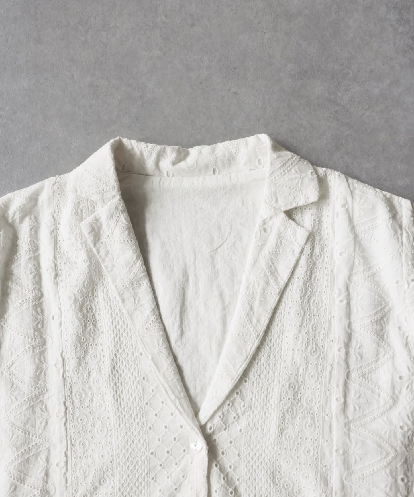 Indian Cotton Lace Shirt Jacket Ladies