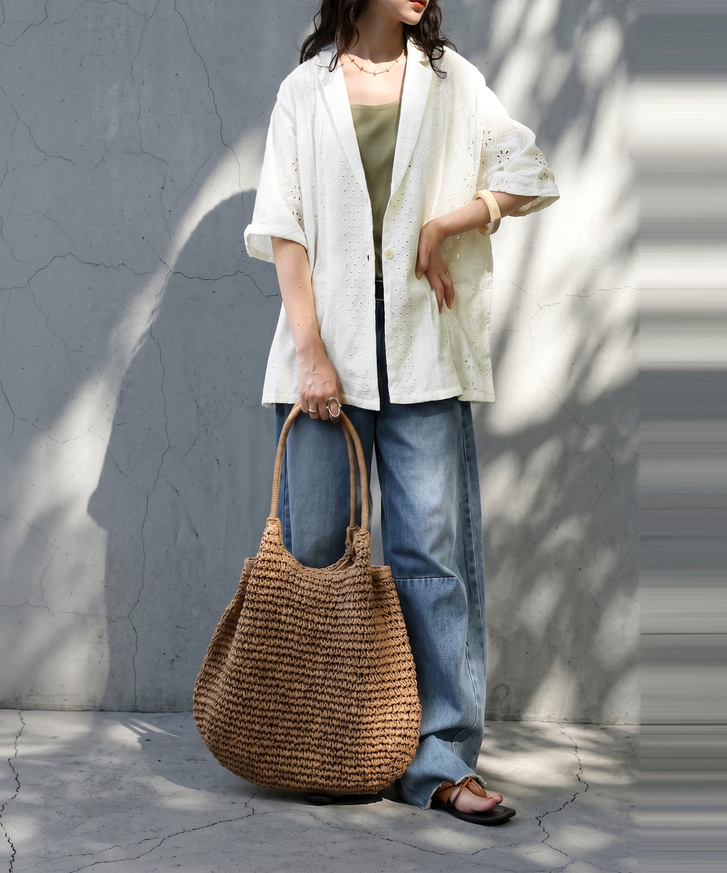 Indian Cotton Lace Shirt Jacket Ladies