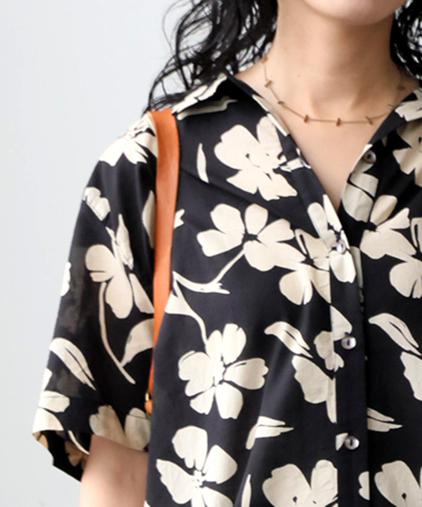 100% Cotton Floral Print Shirt Dress Ladies