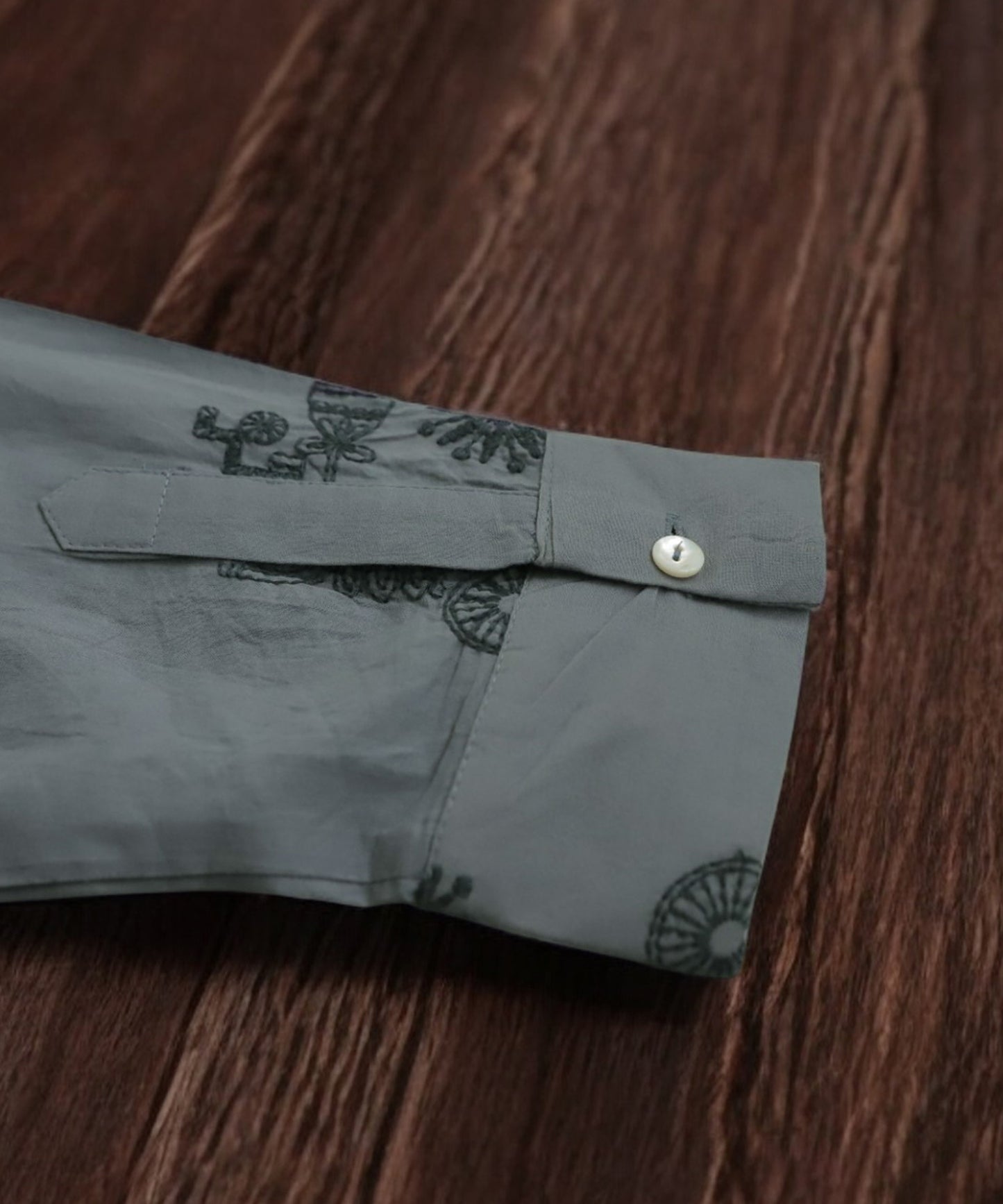 Ladies Indian Cotton Embroidery Shirt