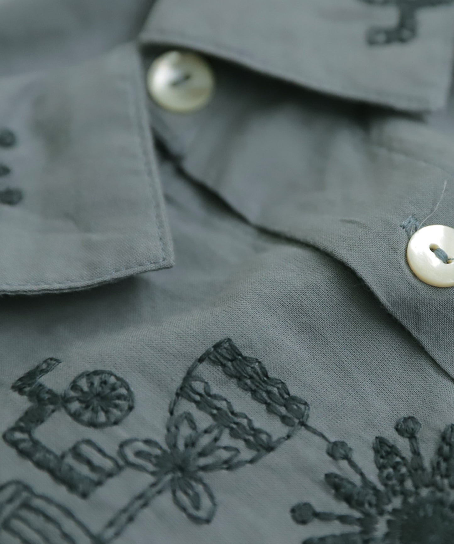 Ladies Indian Cotton Embroidery Shirt