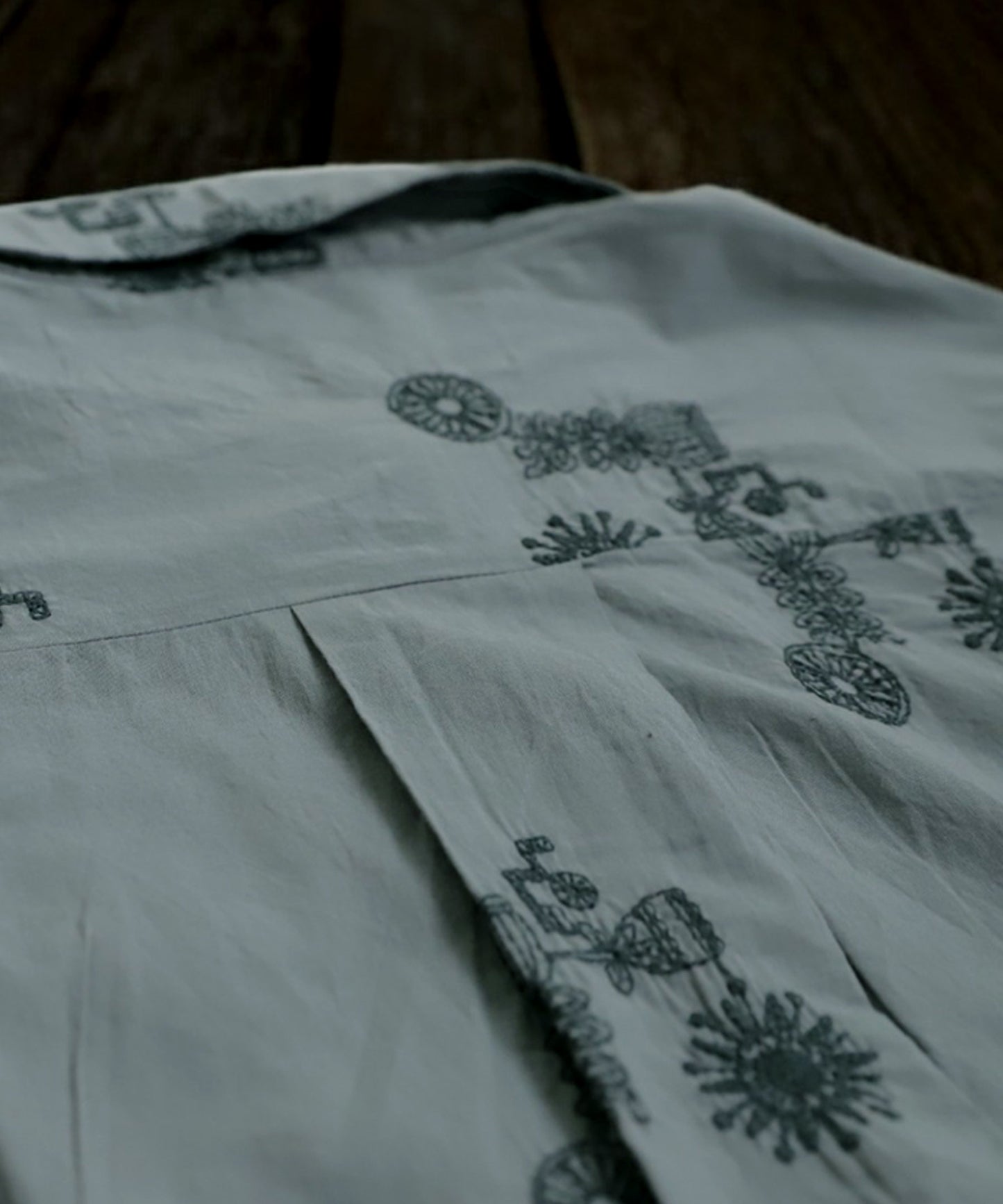 Ladies Indian Cotton Embroidery Shirt