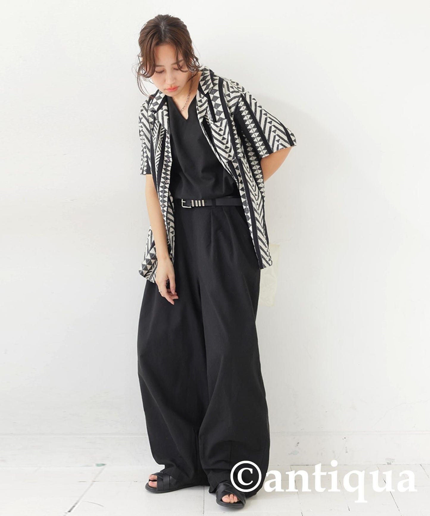 Ladies Ethnic Pattern Shirt