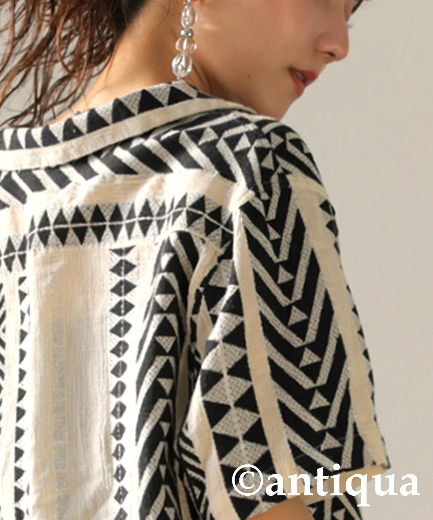 Ladies Ethnic Pattern Shirt