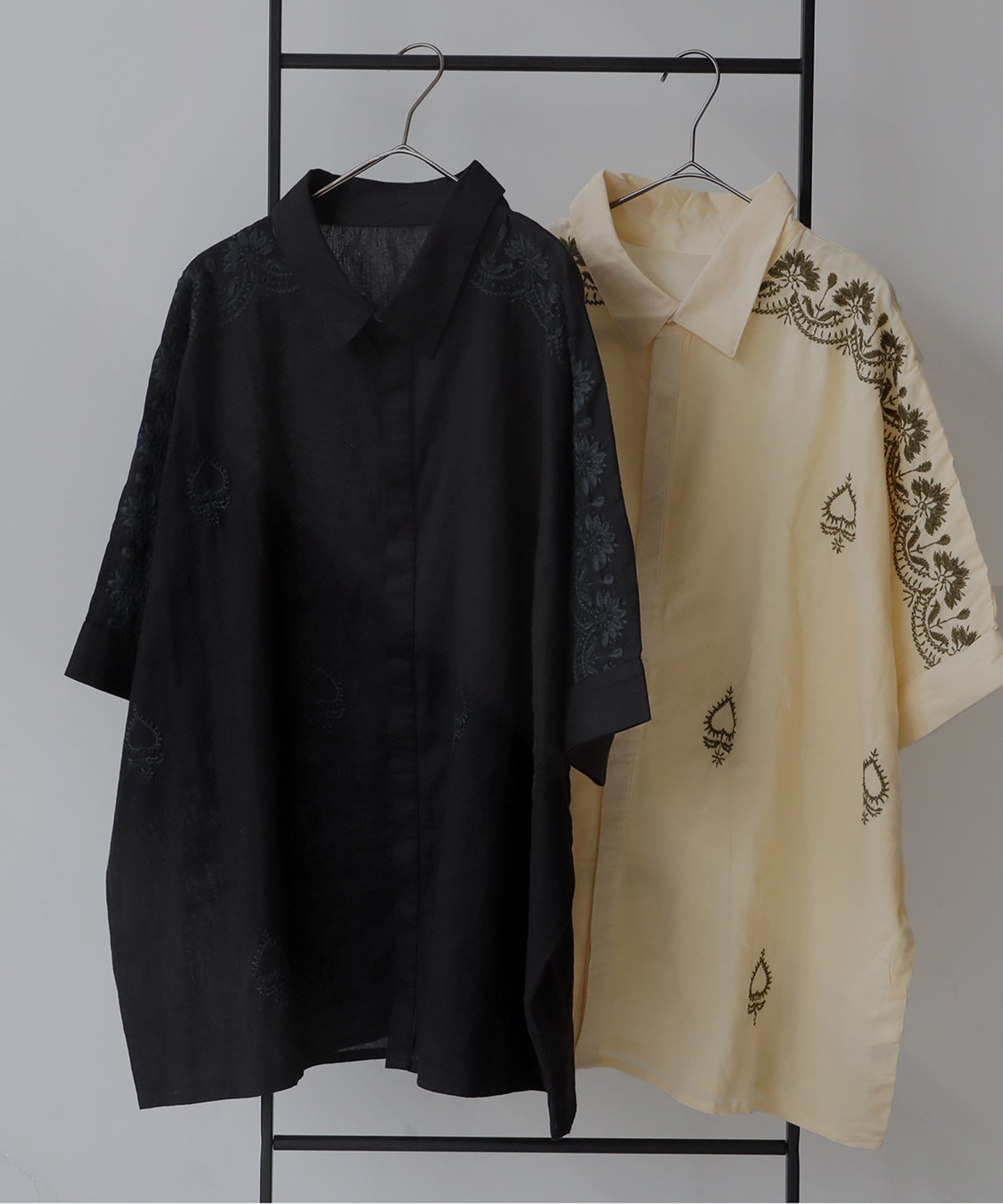 Men's Indian Cotton Embroidered Shirt