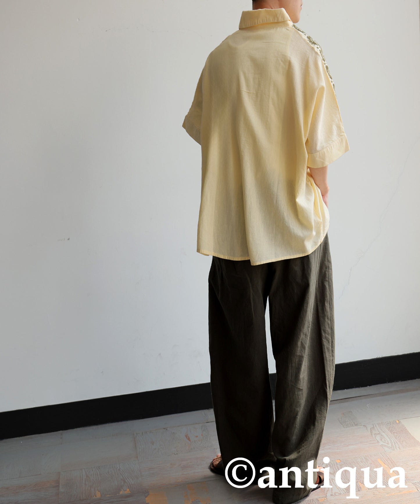 Men's Indian Cotton Embroidered Shirt