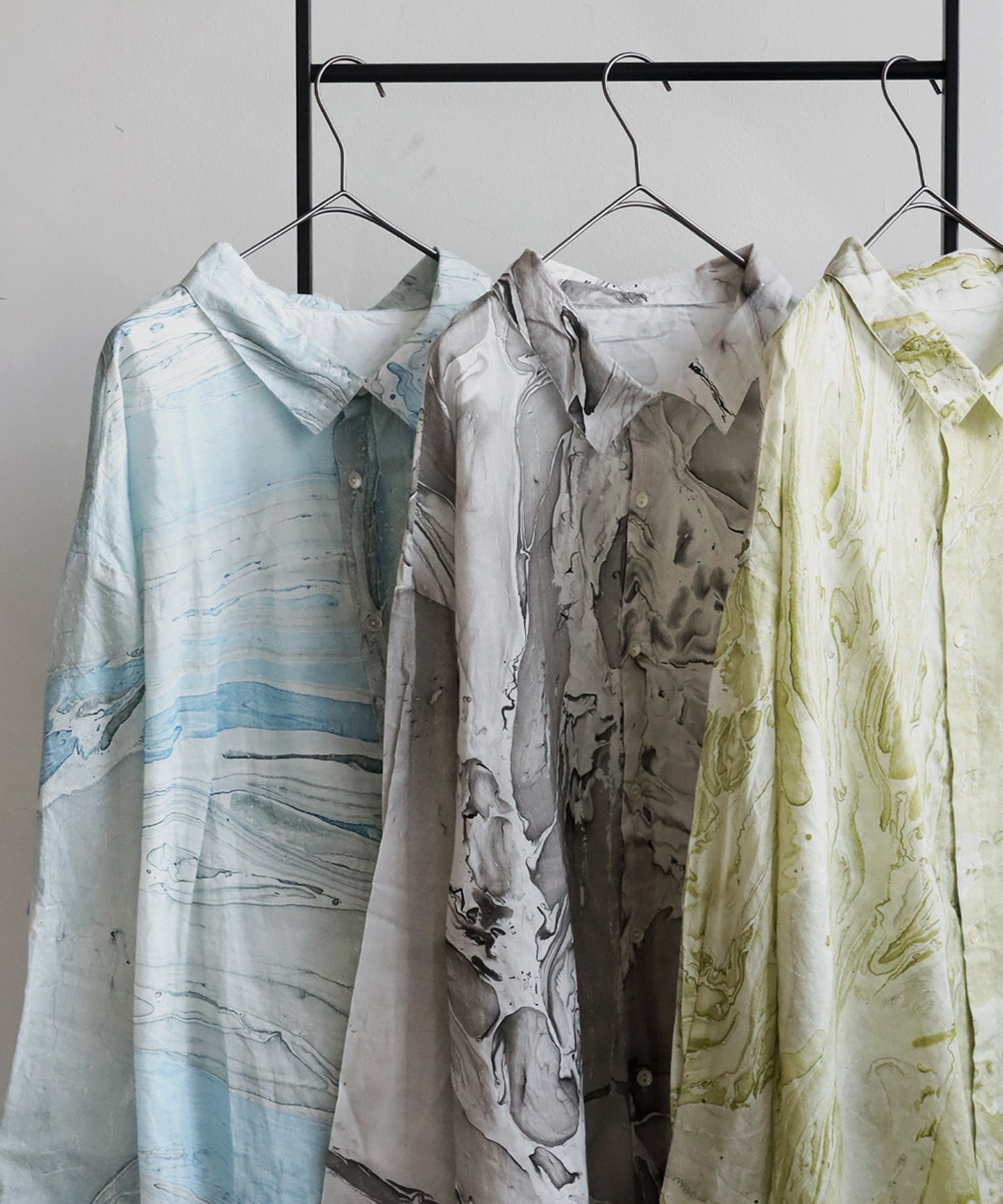 Marble Print Shirt Men's