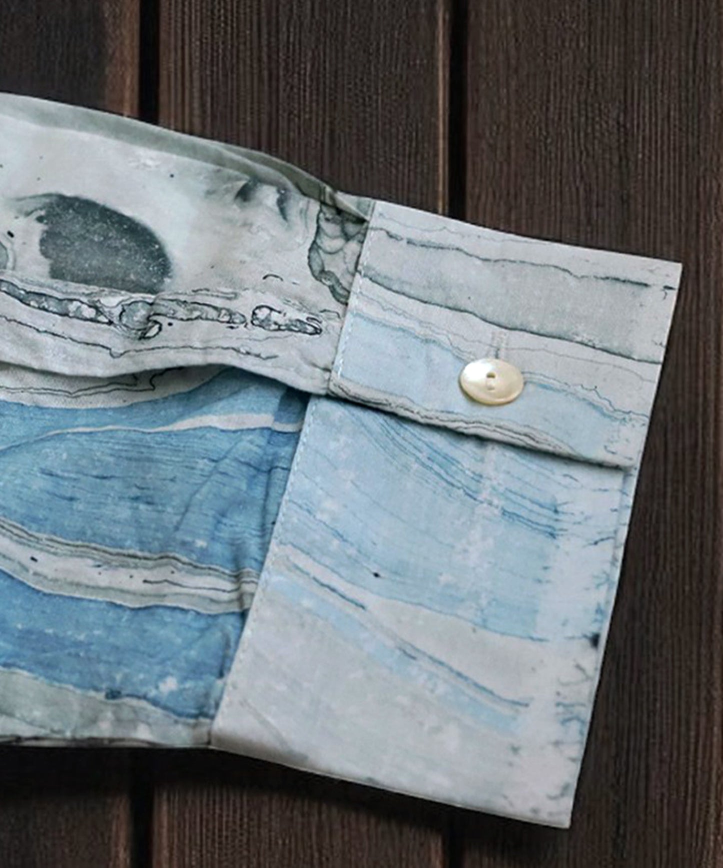 Marble Print Shirt Men's