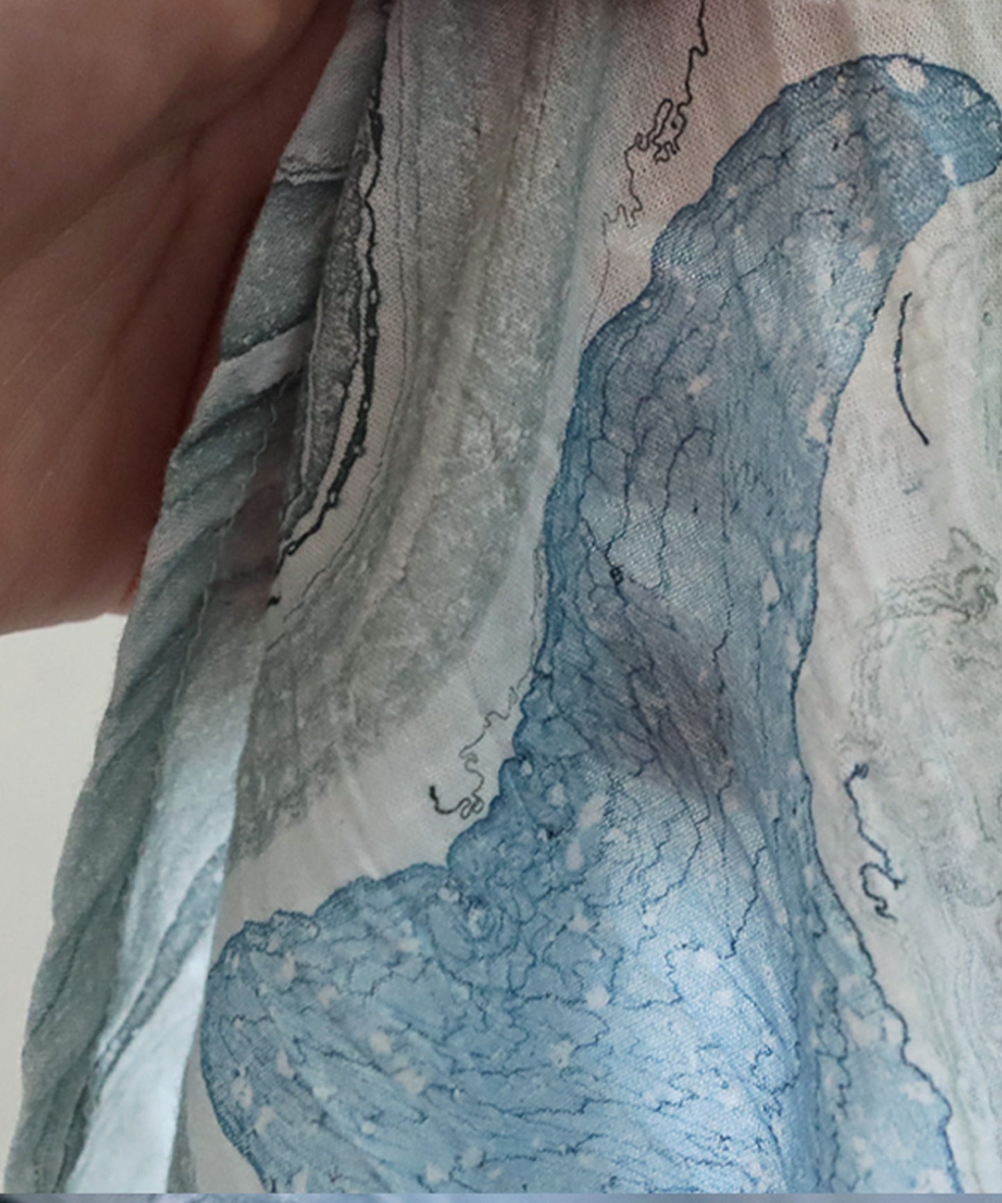 Marble Print Shirt Men's