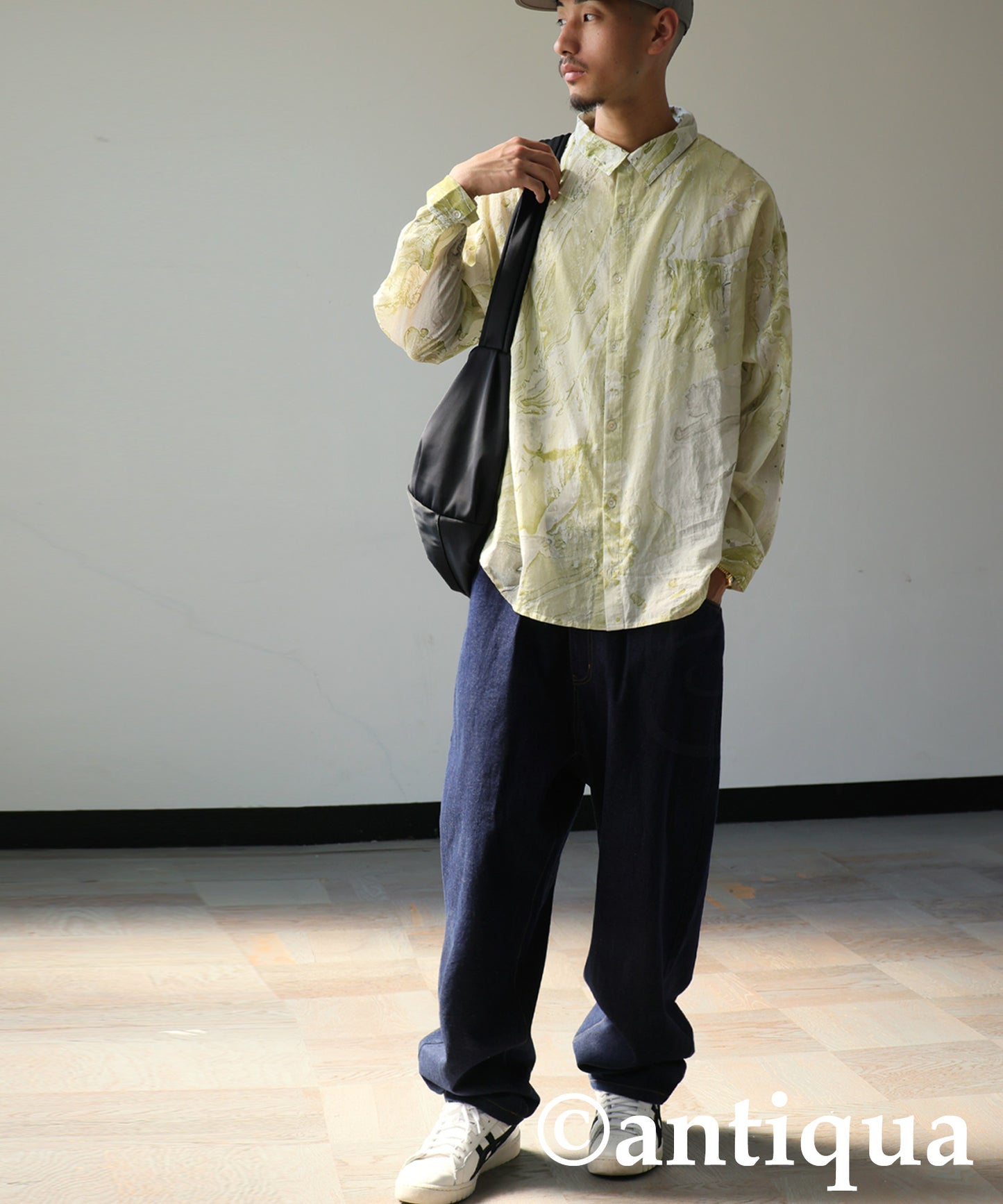 Marble Print Shirt Men's