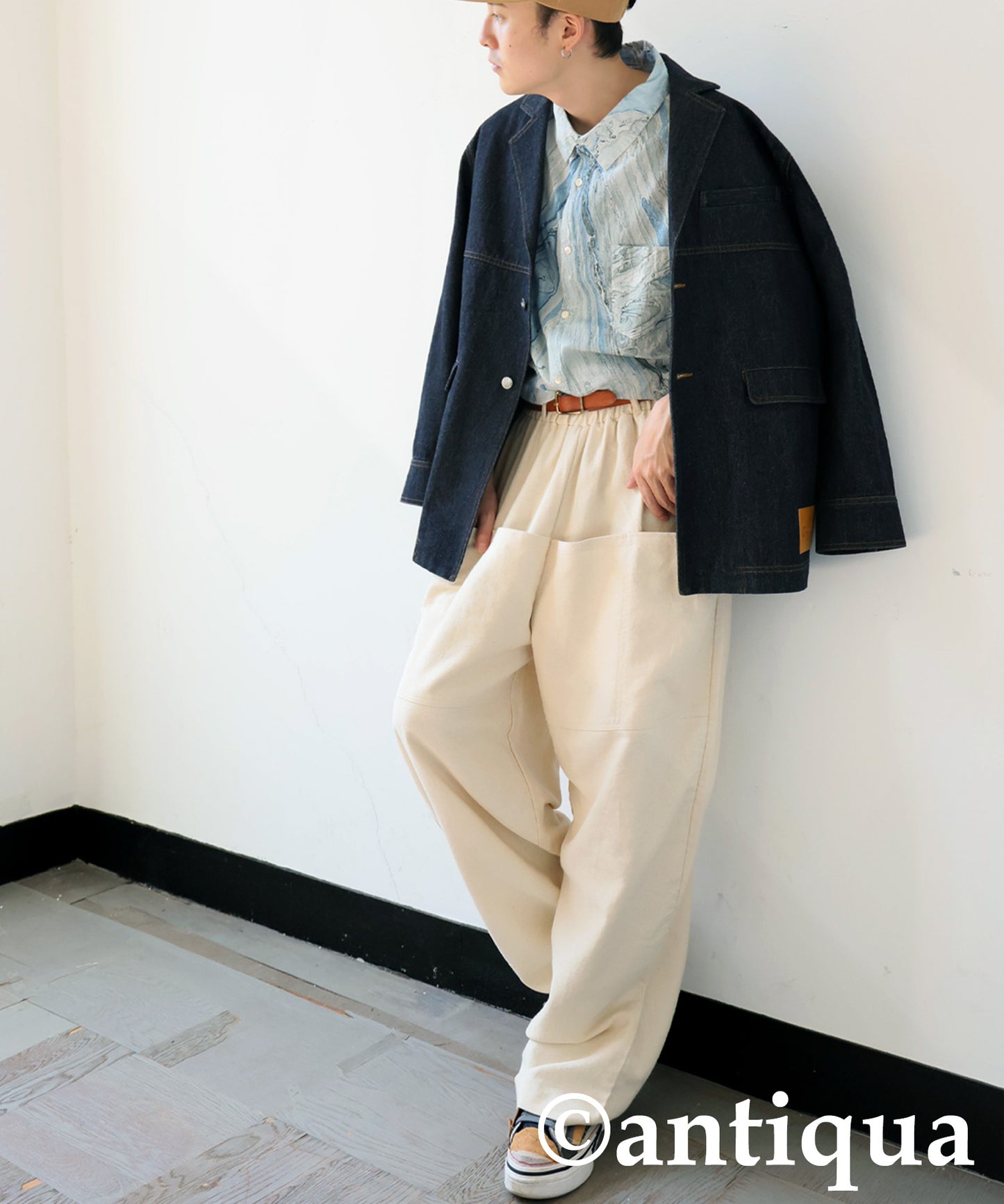 Marble Print Shirt Men's