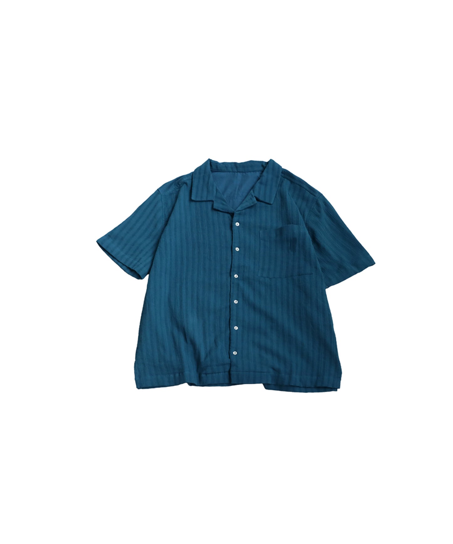 Ladies Crepe Dobby Open-Collar Shirt