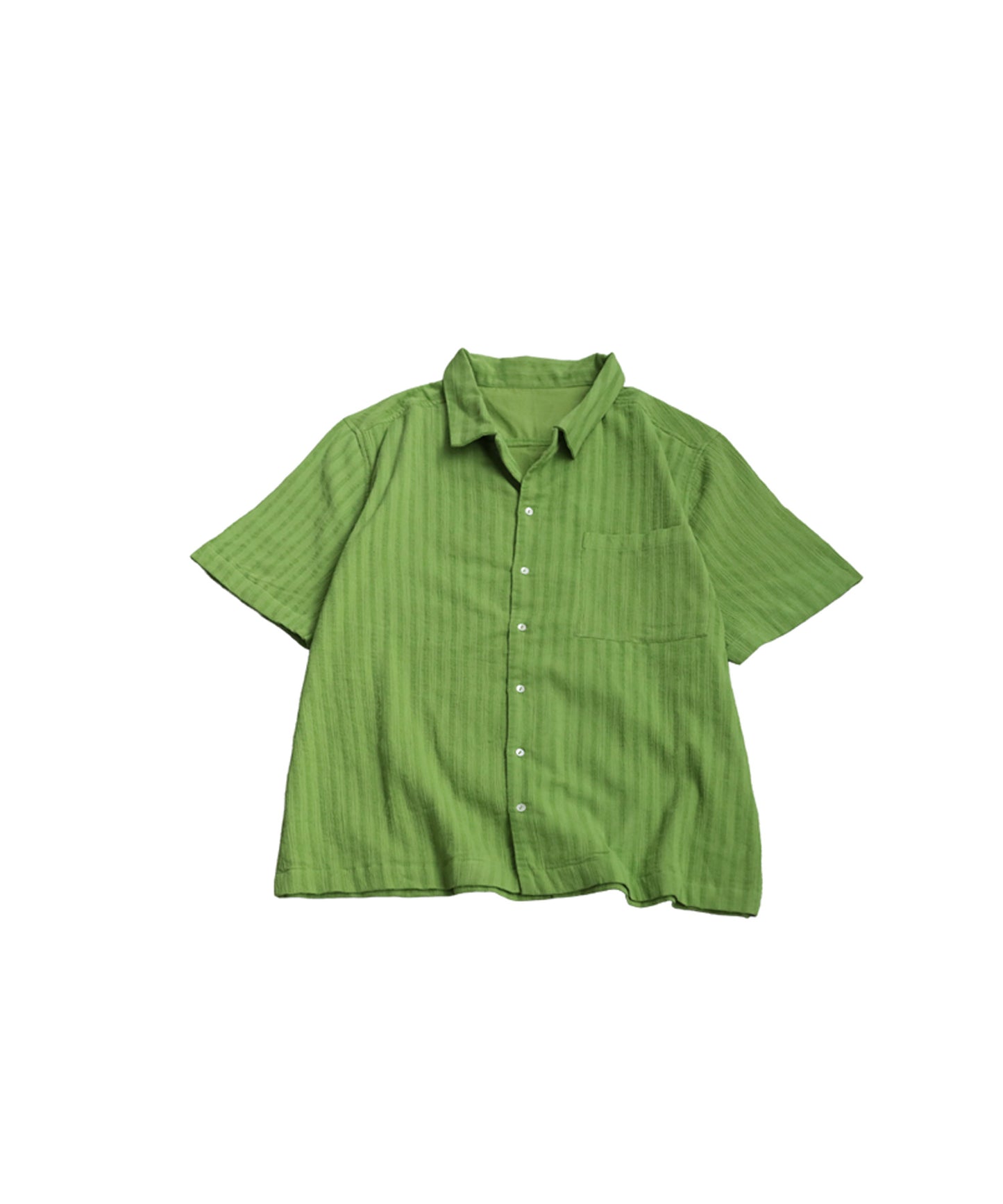 Ladies Crepe Dobby Open-Collar Shirt