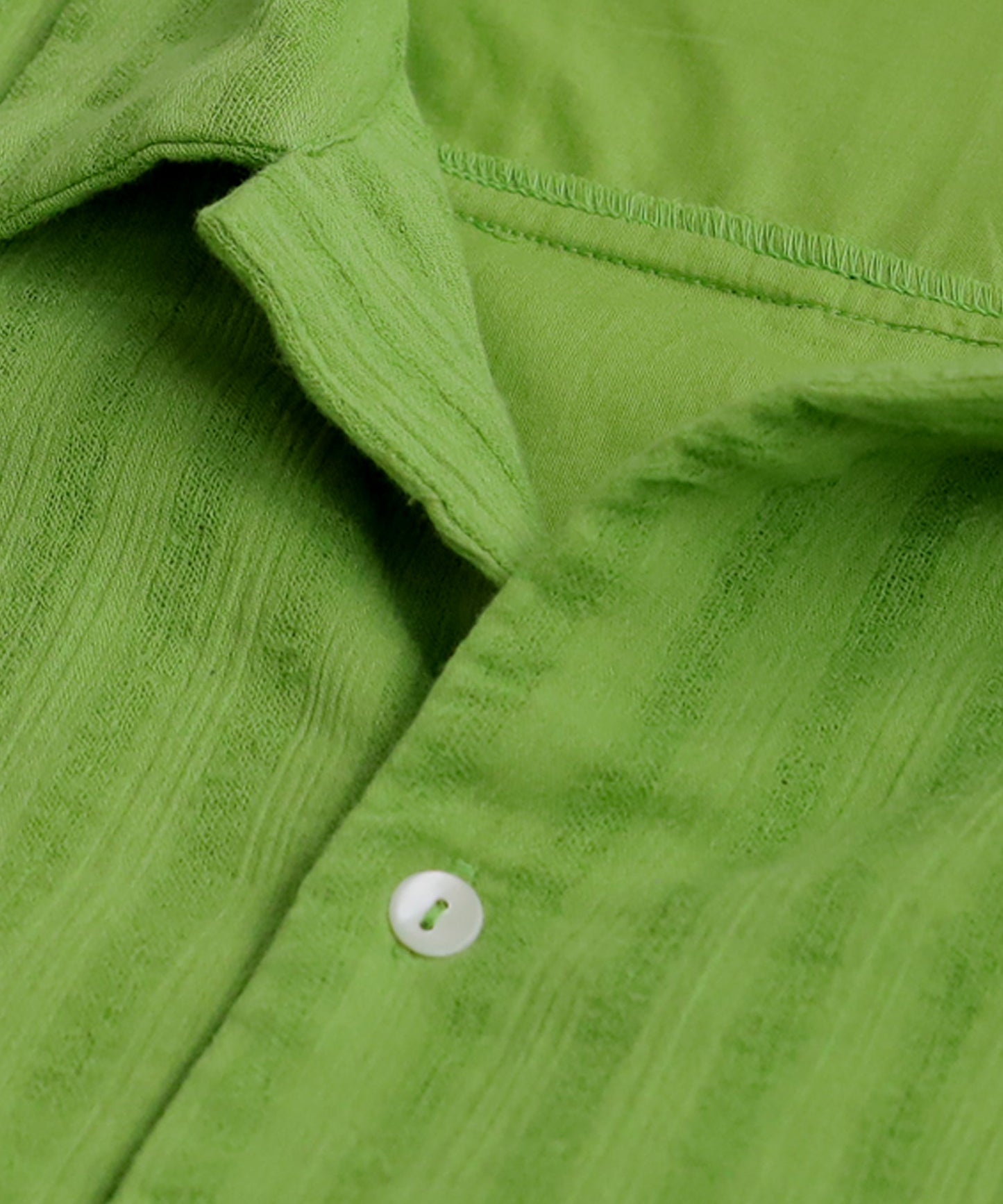 Men's Crepe Dobby Open-Collar Shirt