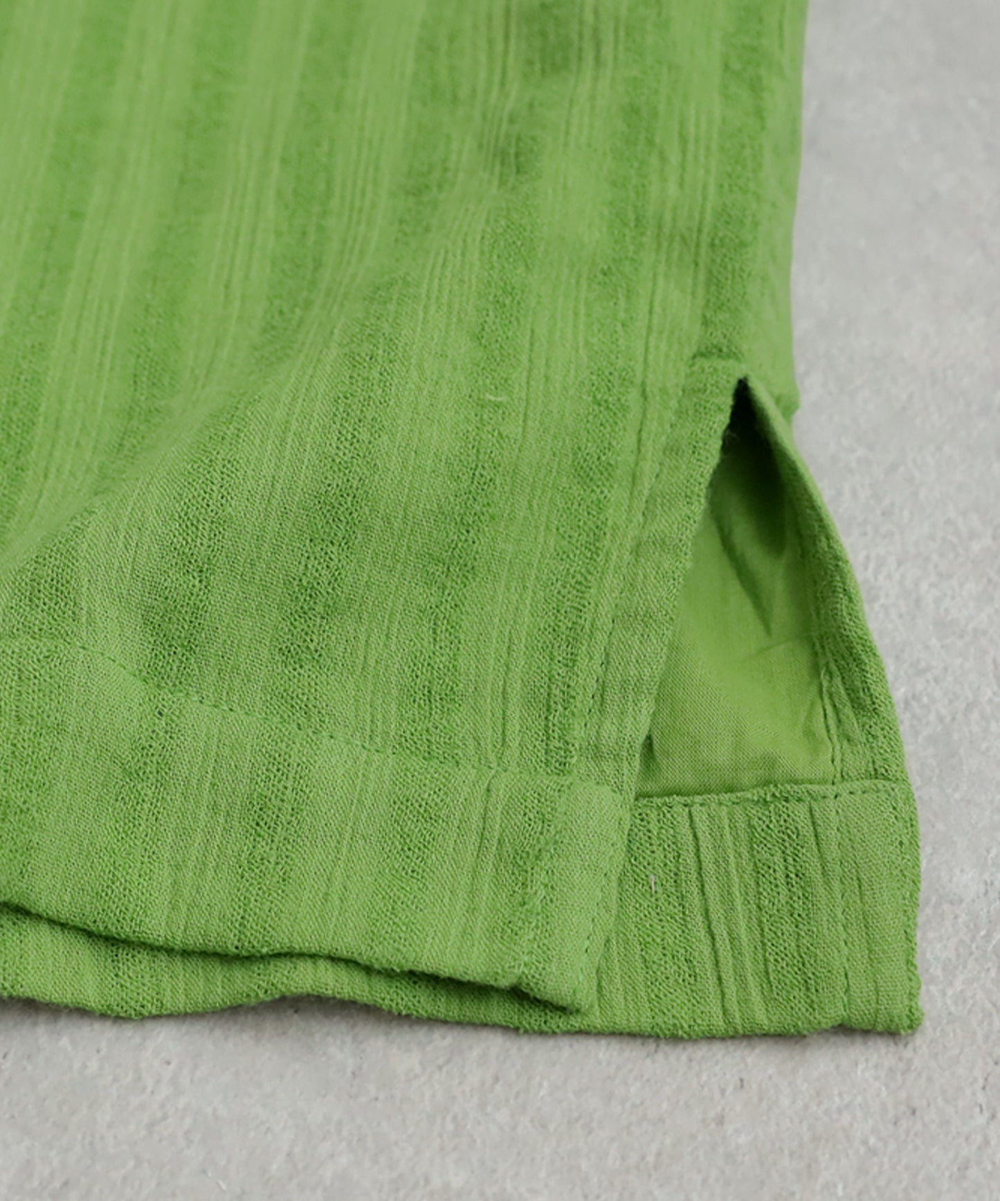 Ladies Crepe Dobby Open-Collar Shirt