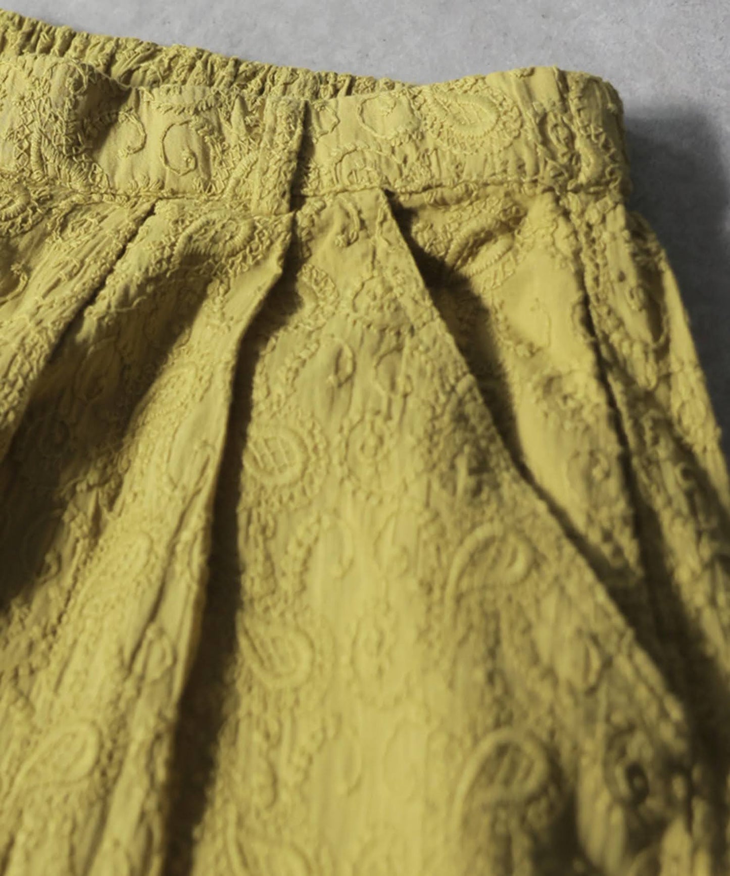 Paisley Embroidered Barrel Leg Pants Ladies