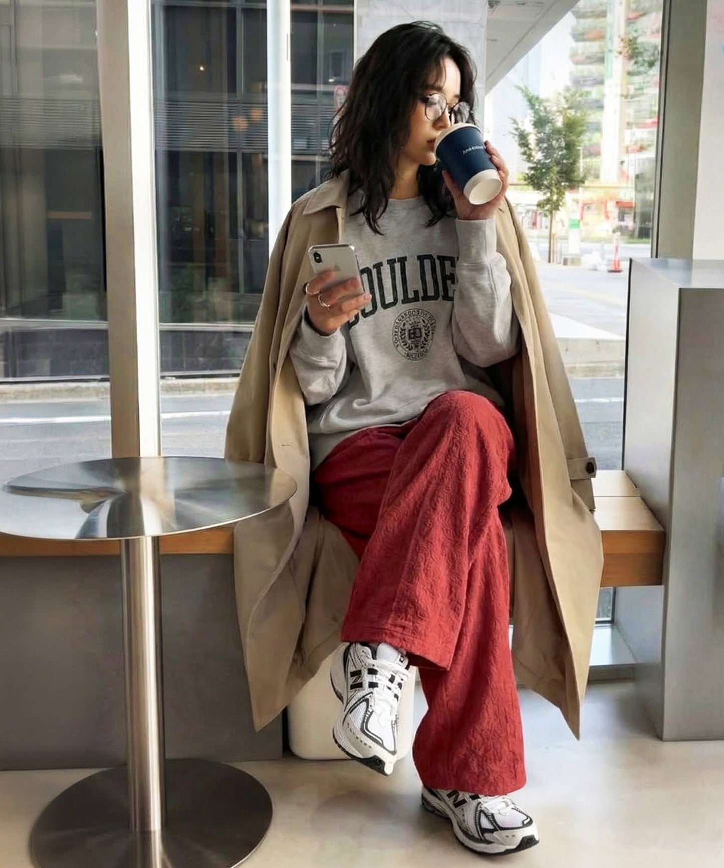 Paisley Embroidered Barrel Leg Pants Ladies