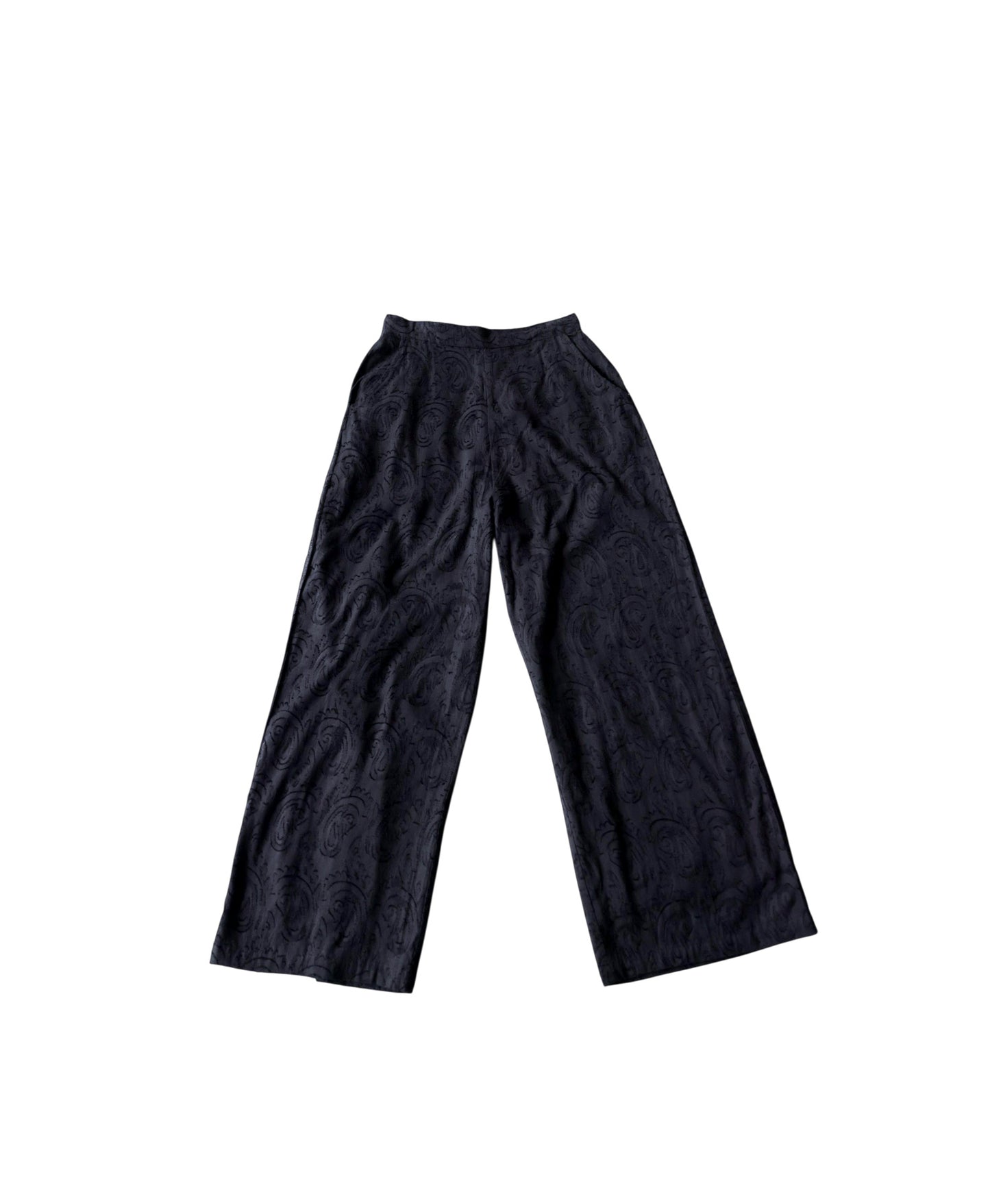 100% Cotton Dobby Weave Indian Cotton Wide Pants Ladies