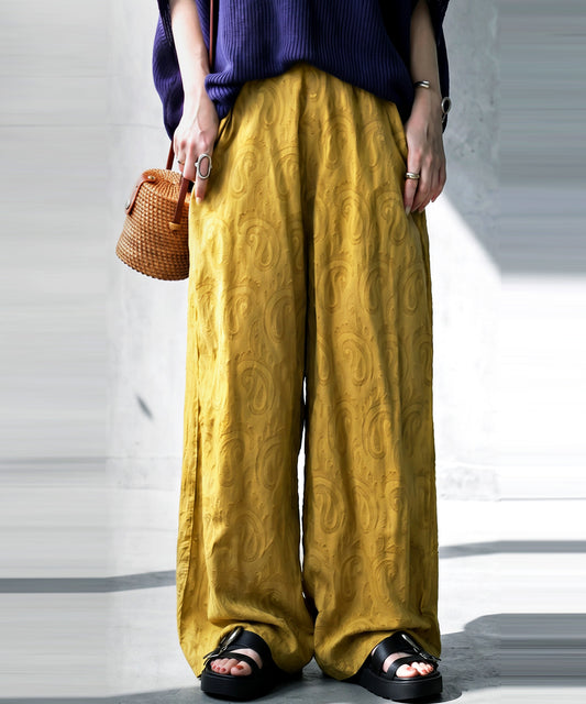 100% Cotton Dobby Weave Indian Cotton Wide Pants Ladies