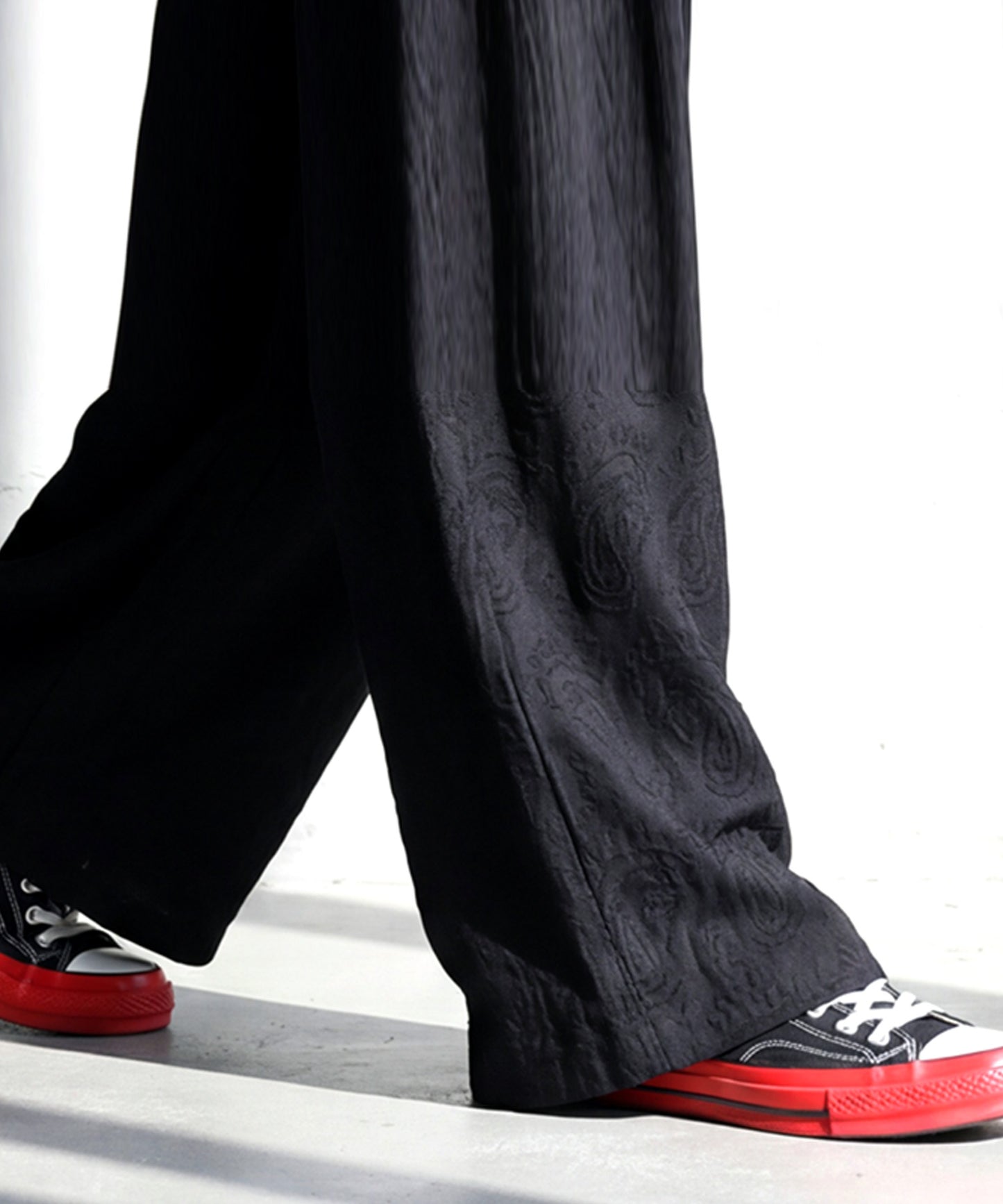 100% Cotton Dobby Weave Indian Cotton Wide Pants Men’s