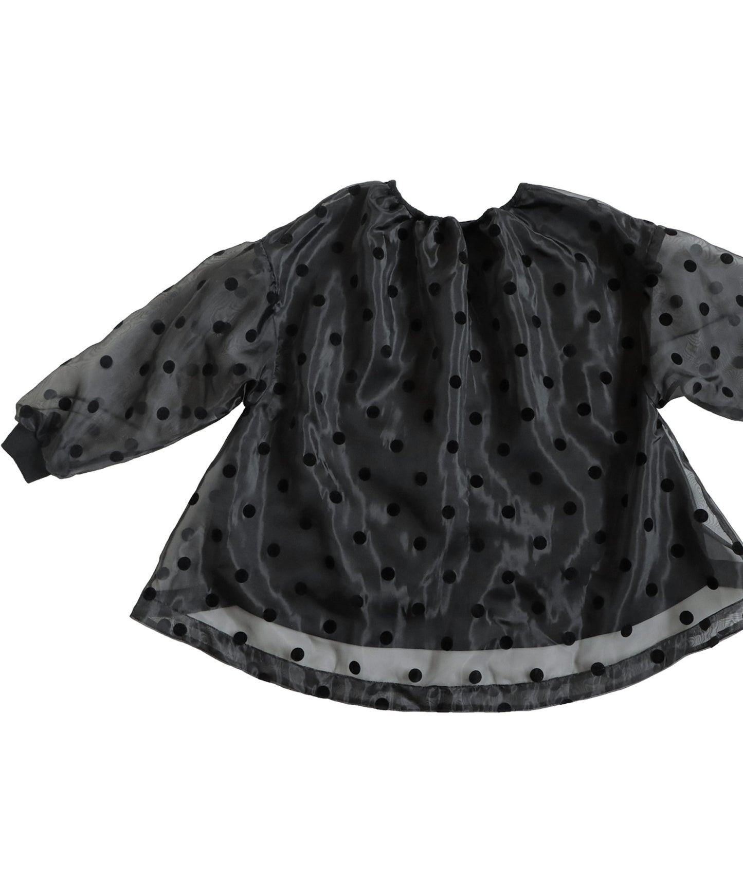 Polka Dot Sheer Tops Junior