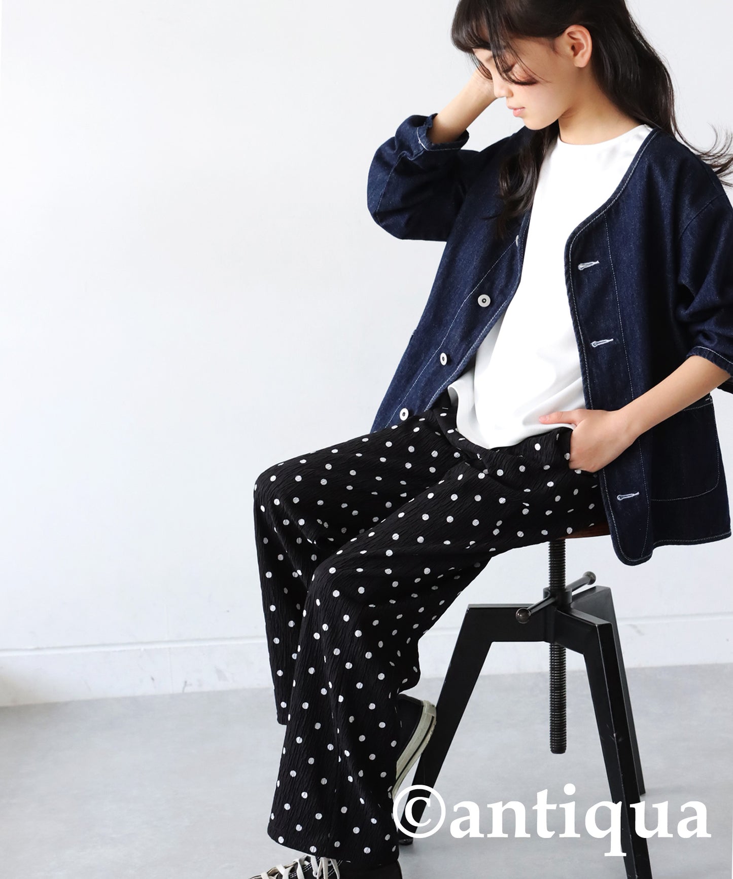 Polka Dot Design Pants Junior