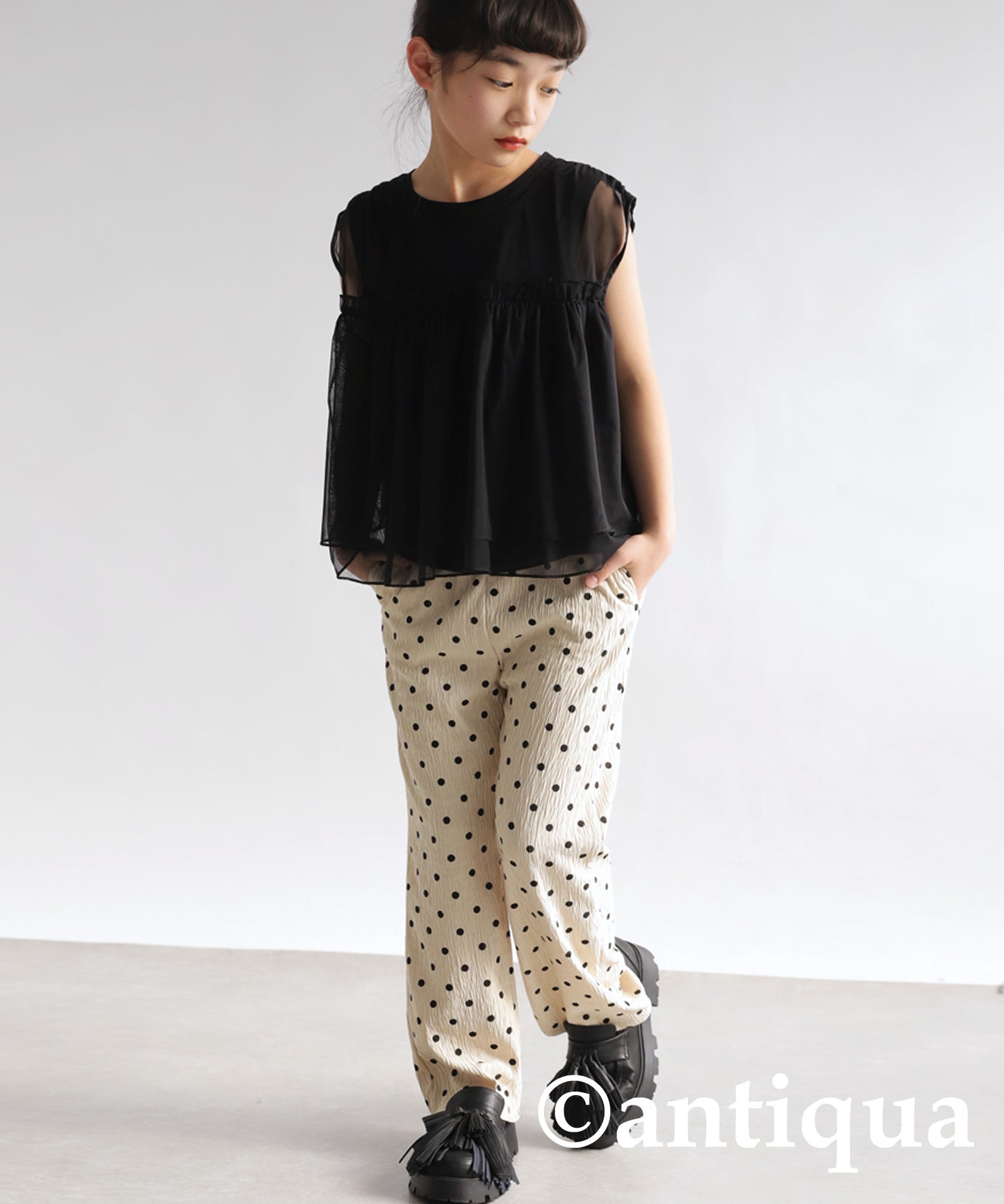 Polka Dot Design Pants Junior