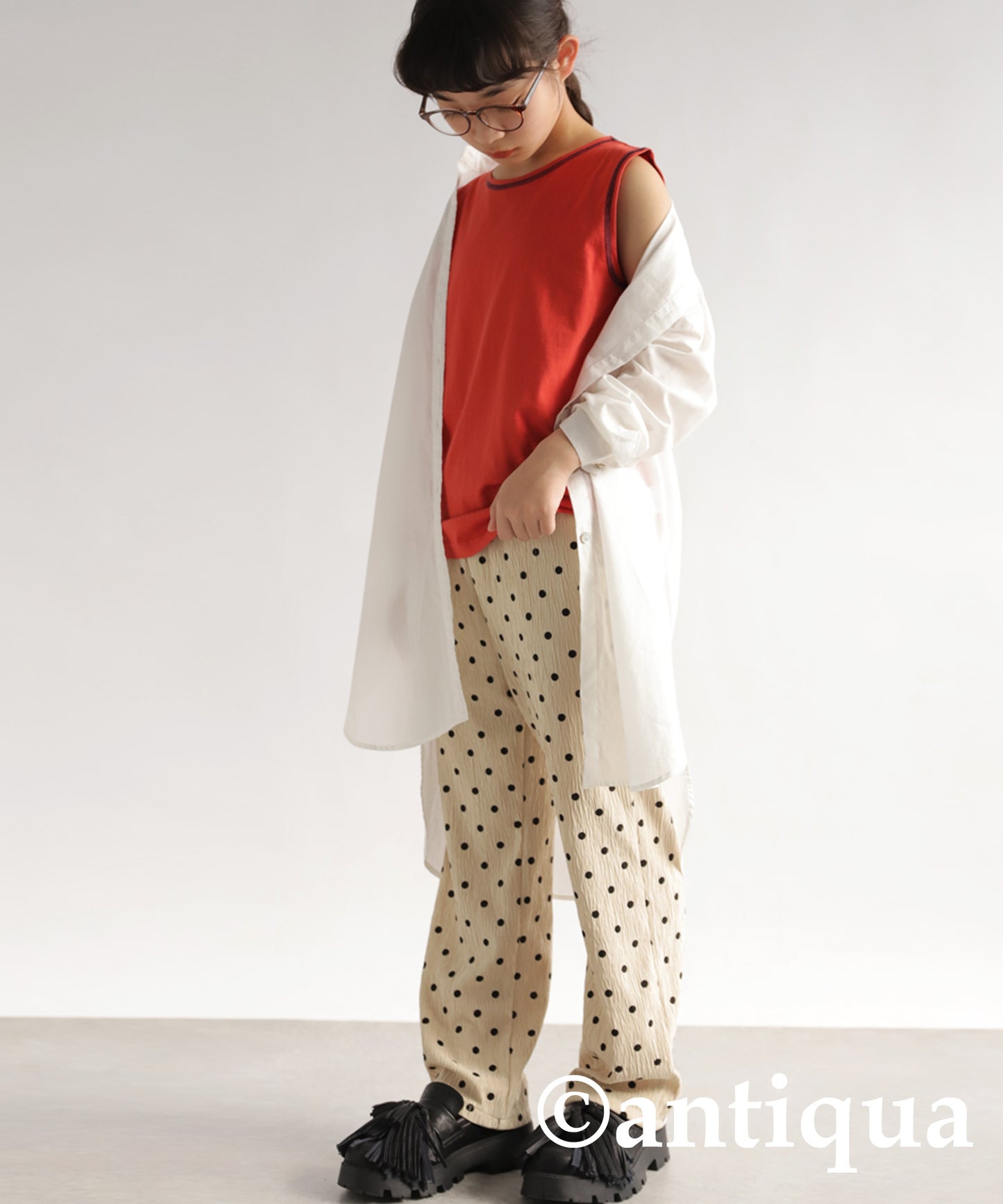 Polka Dot Design Pants Junior