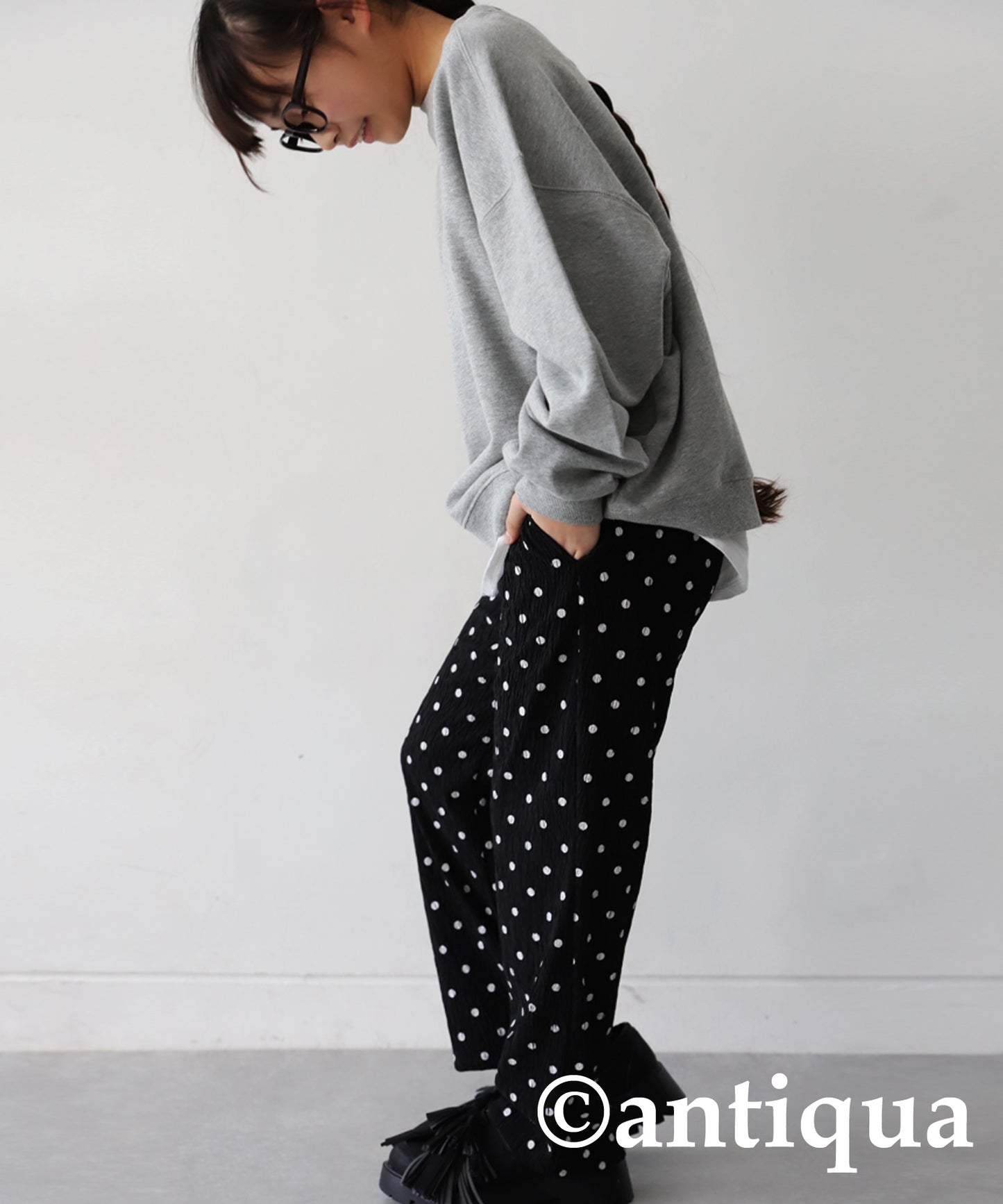 Polka Dot Design Pants Junior