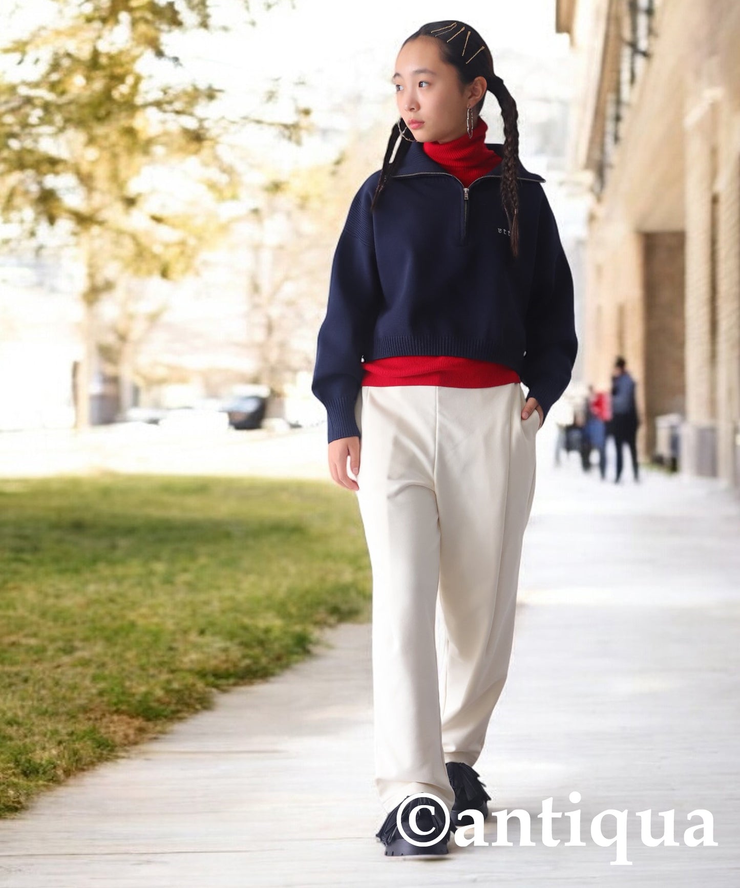 Fleece Tapered Pants Junior