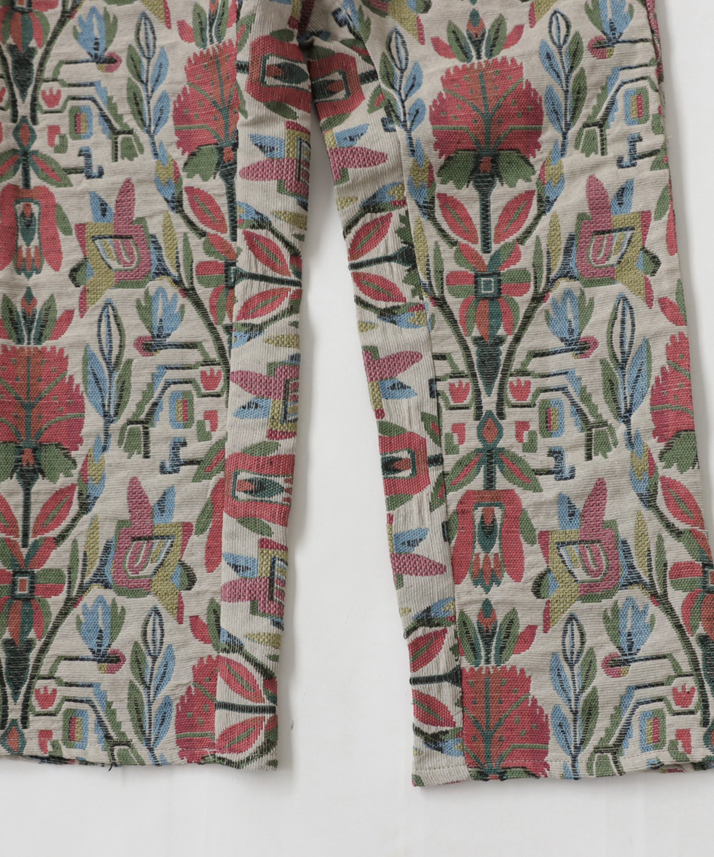 Botanical embroidery Saruel pants Ladies