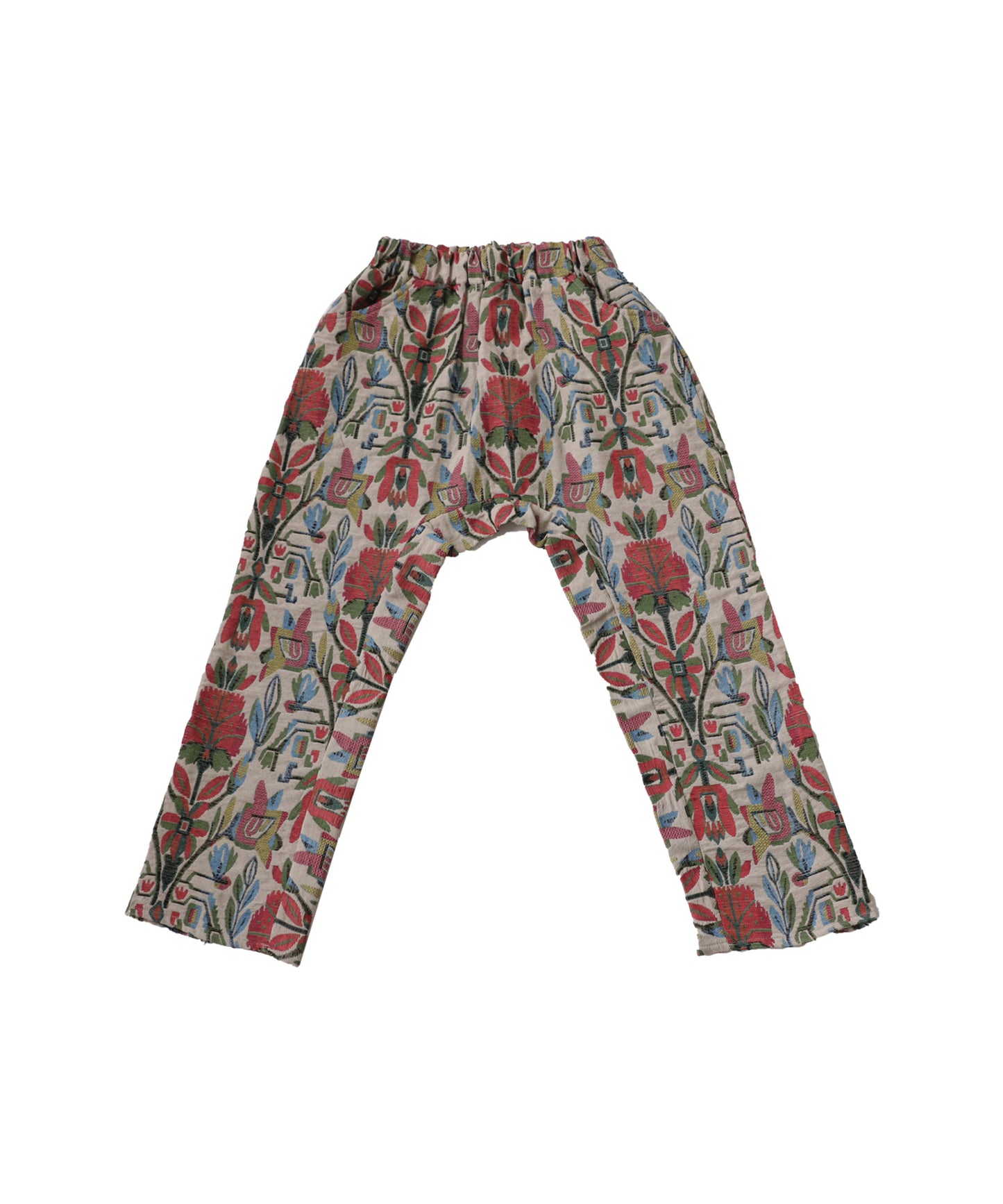 Botanical embroidery Saruel pants Ladies