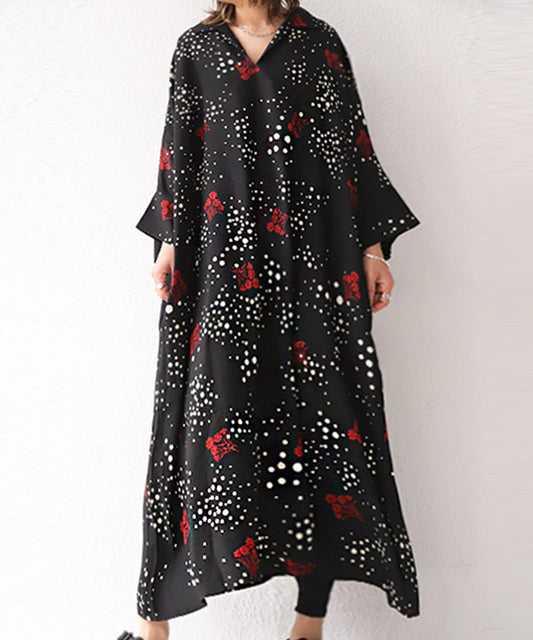 Floral design shirt dress Ladies