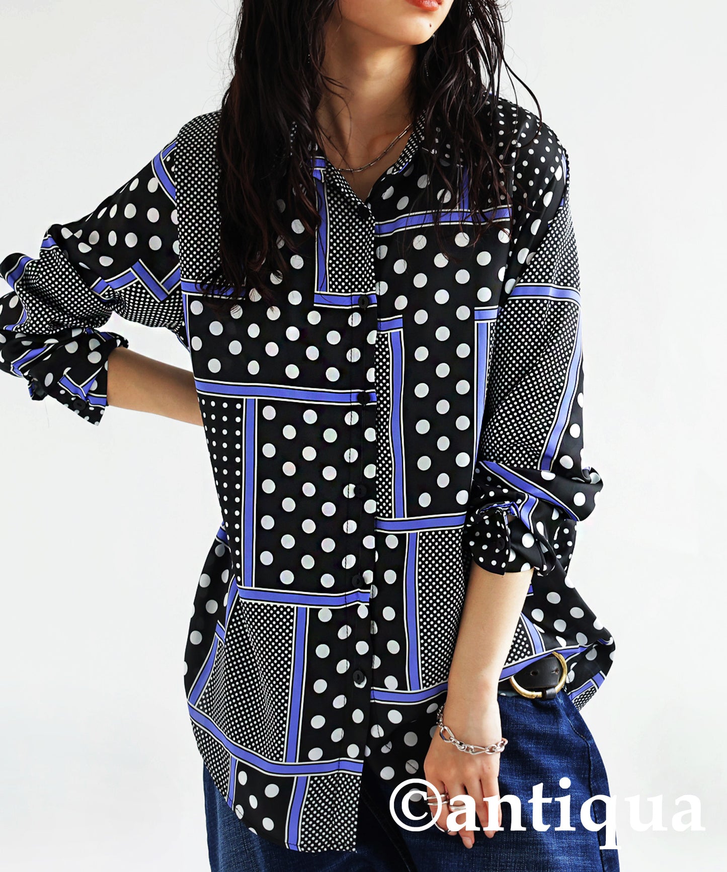 Dot DesignLadies Shirt Ladies Tops