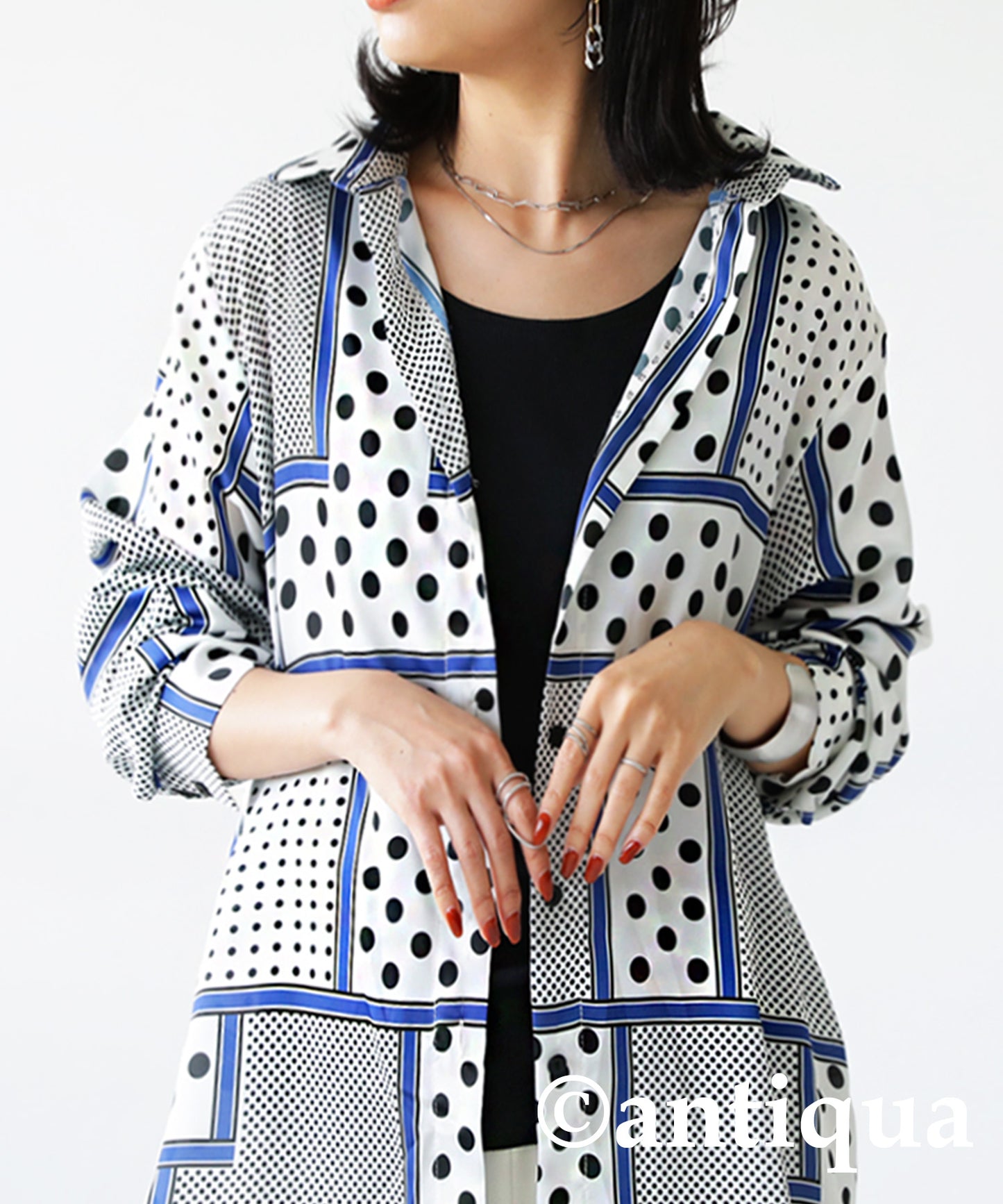 Dot DesignLadies Shirt Ladies Tops