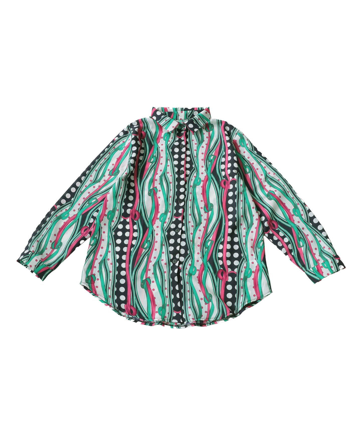 Retro Pattern Shirt Ladies