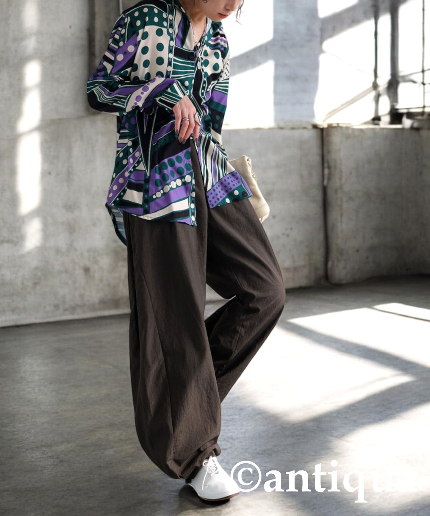 Retro Art Pattern Shirt Ladies