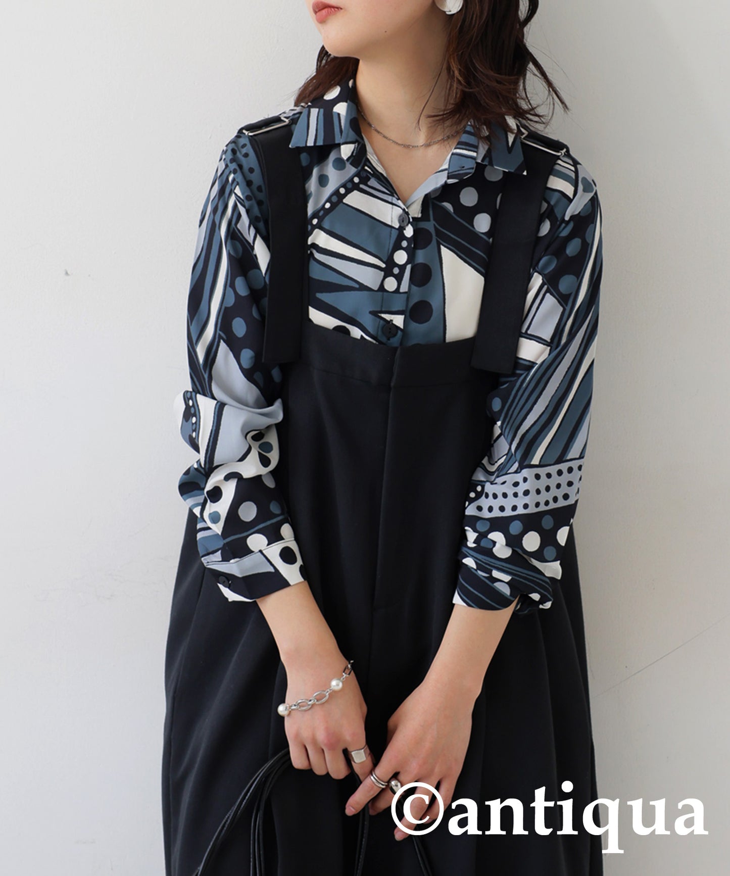 Retro Art Pattern Shirt Ladies