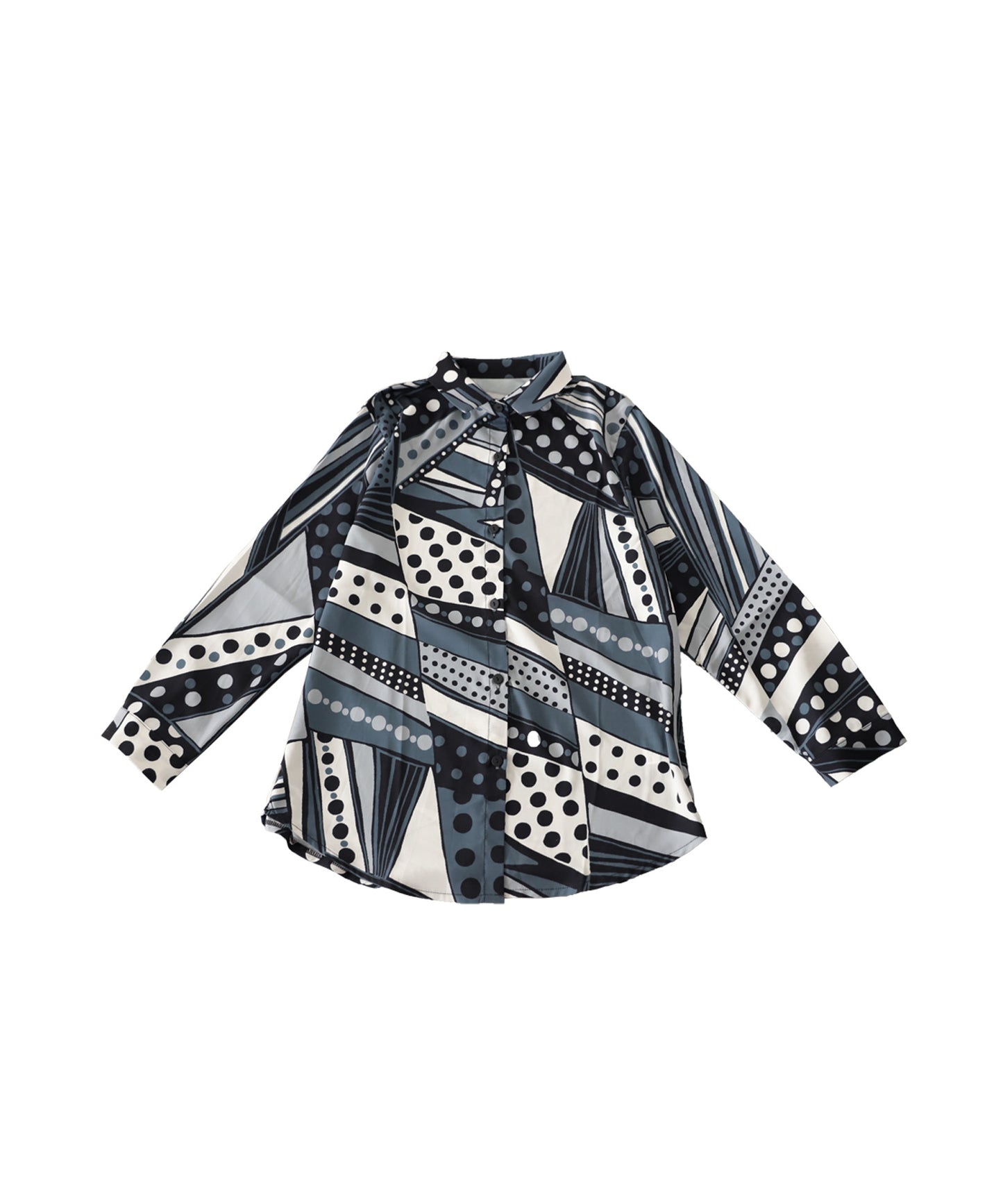 Retro Art Pattern Shirt Ladies