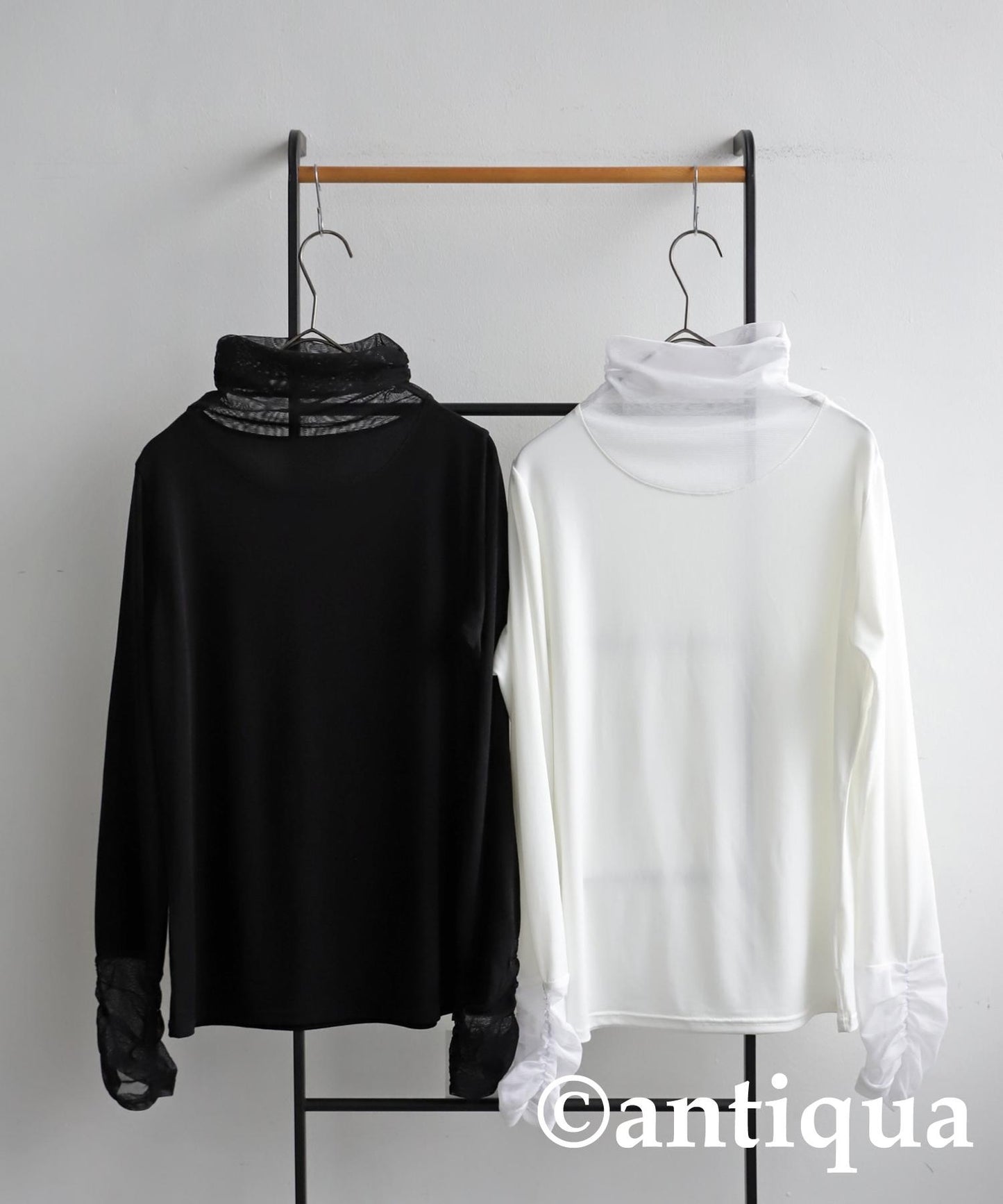 Ladies Sheer Point Gathered Tops