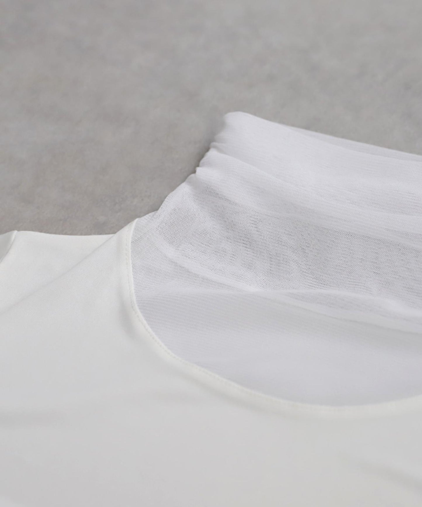 Ladies Sheer Point Gathered Tops