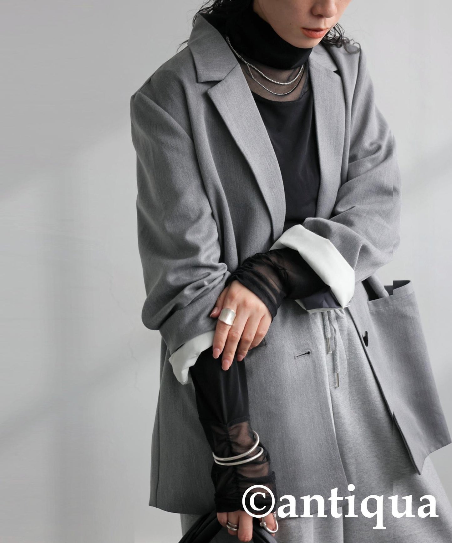 Ladies Sheer Point Gathered Tops