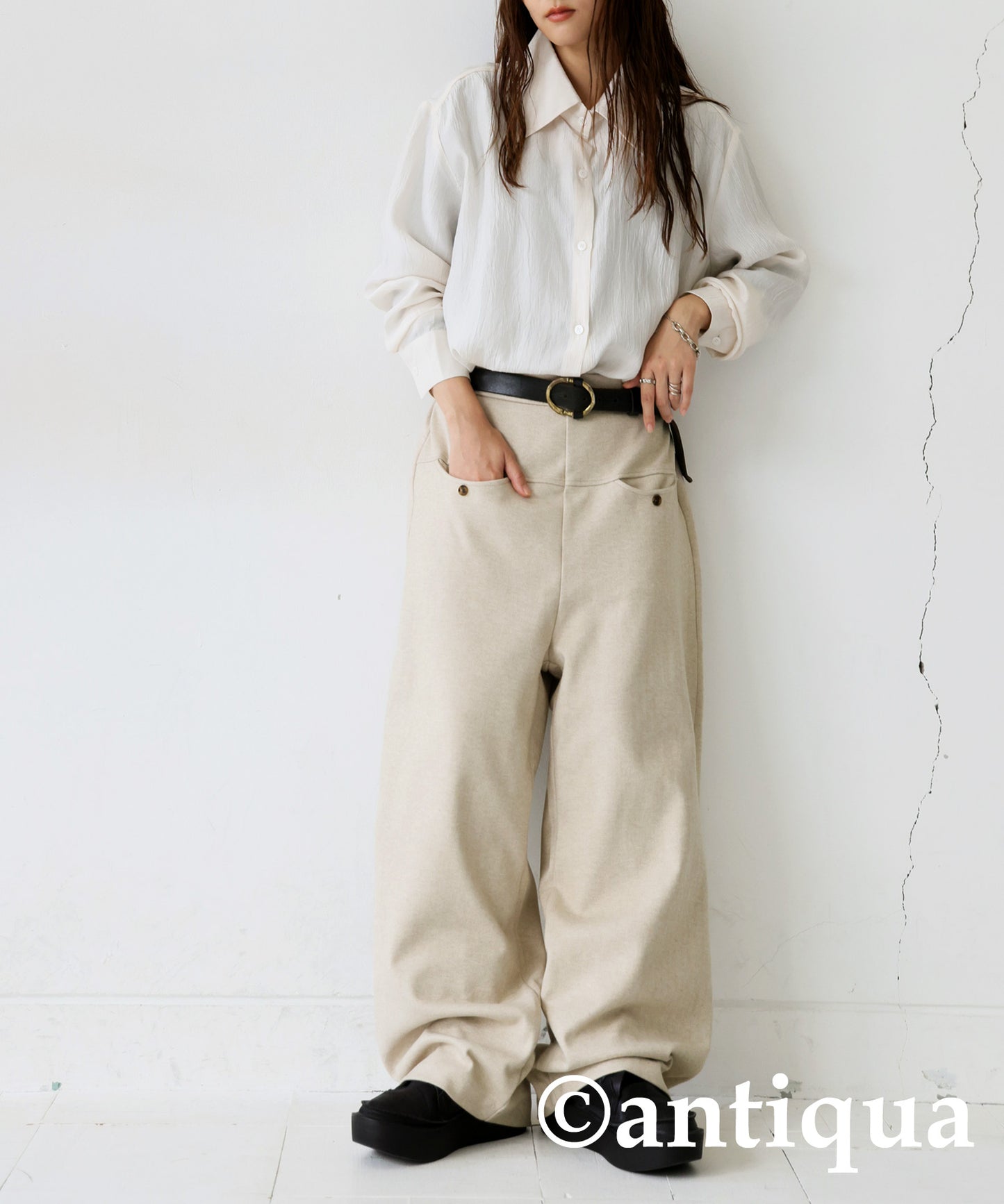 KYO Herringbone Design Pants Ladies