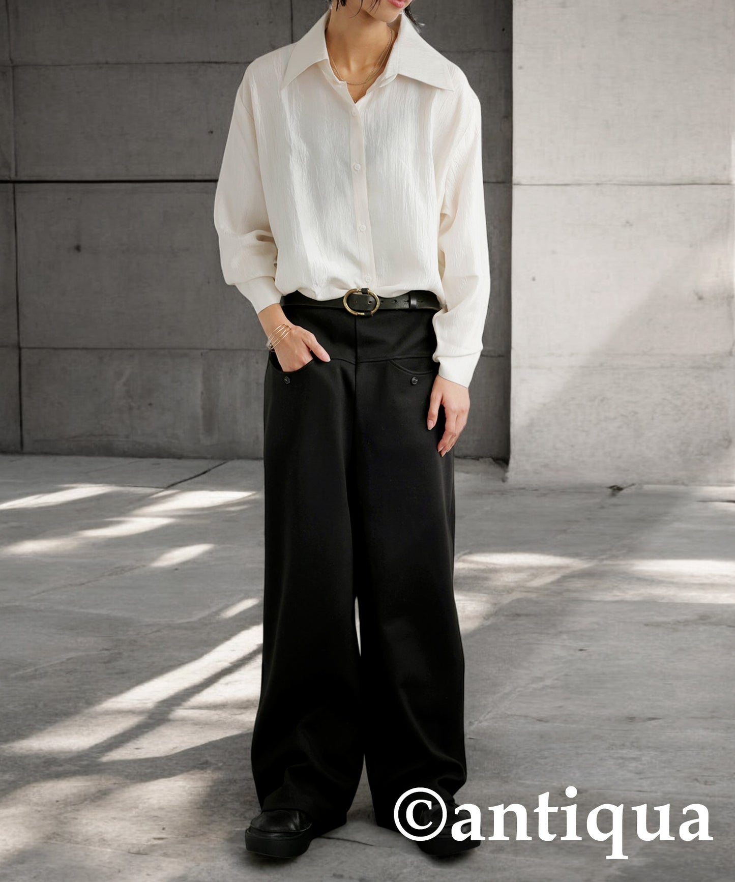 KYO Herringbone Design Pants Ladies