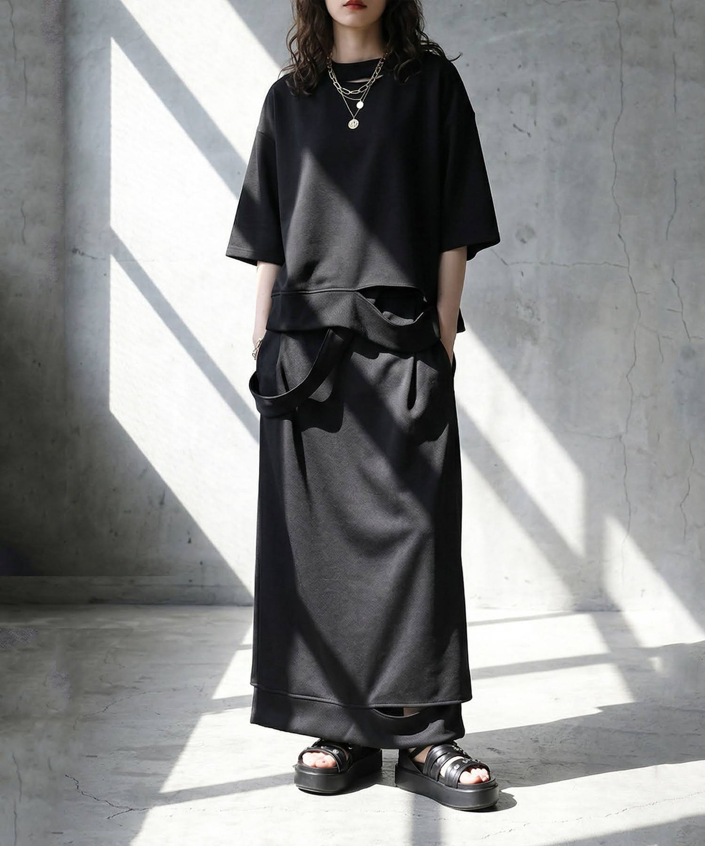 KYO I-Line Ribbed Skirt Ladies