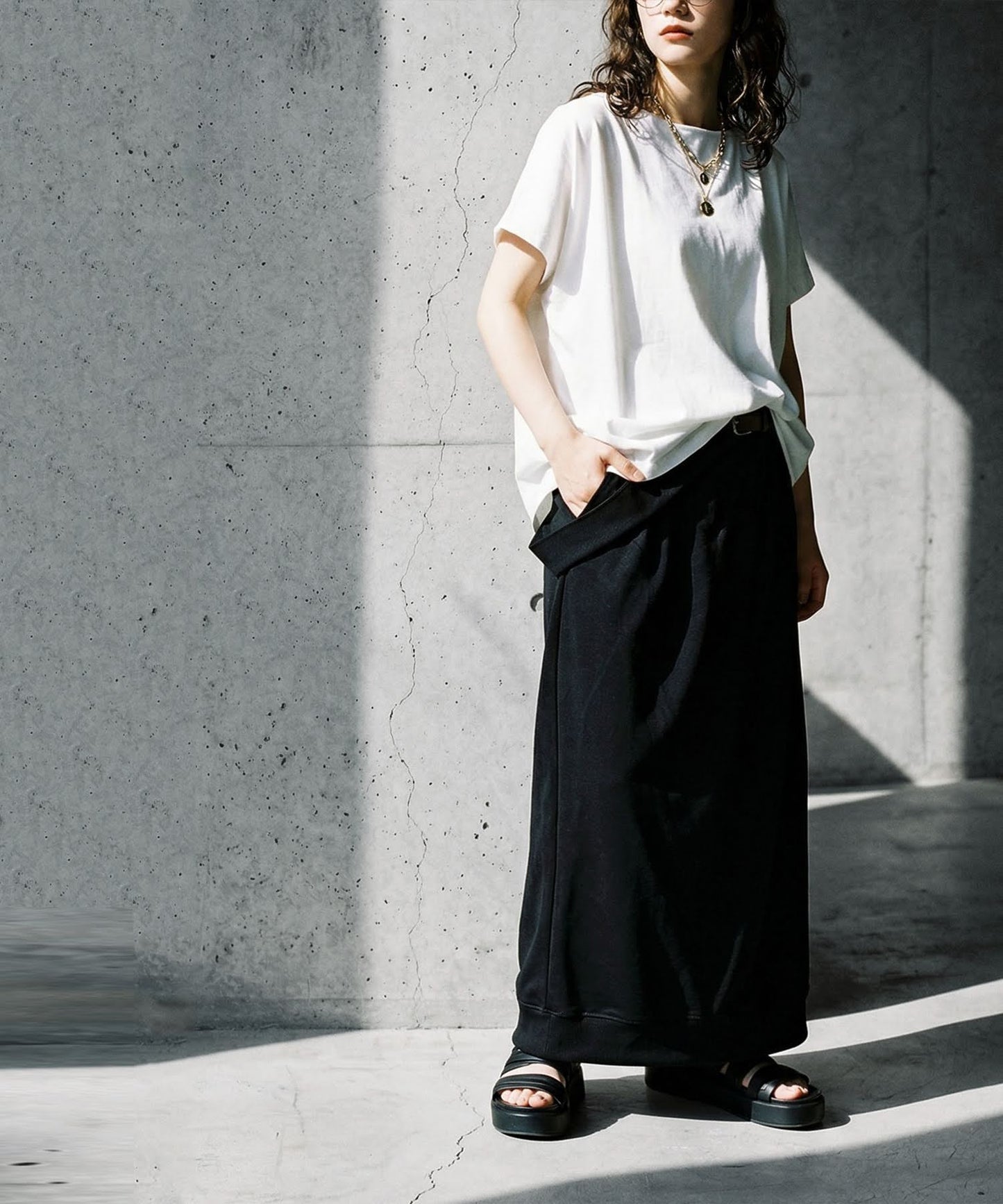 KYO I-Line Ribbed Skirt Ladies