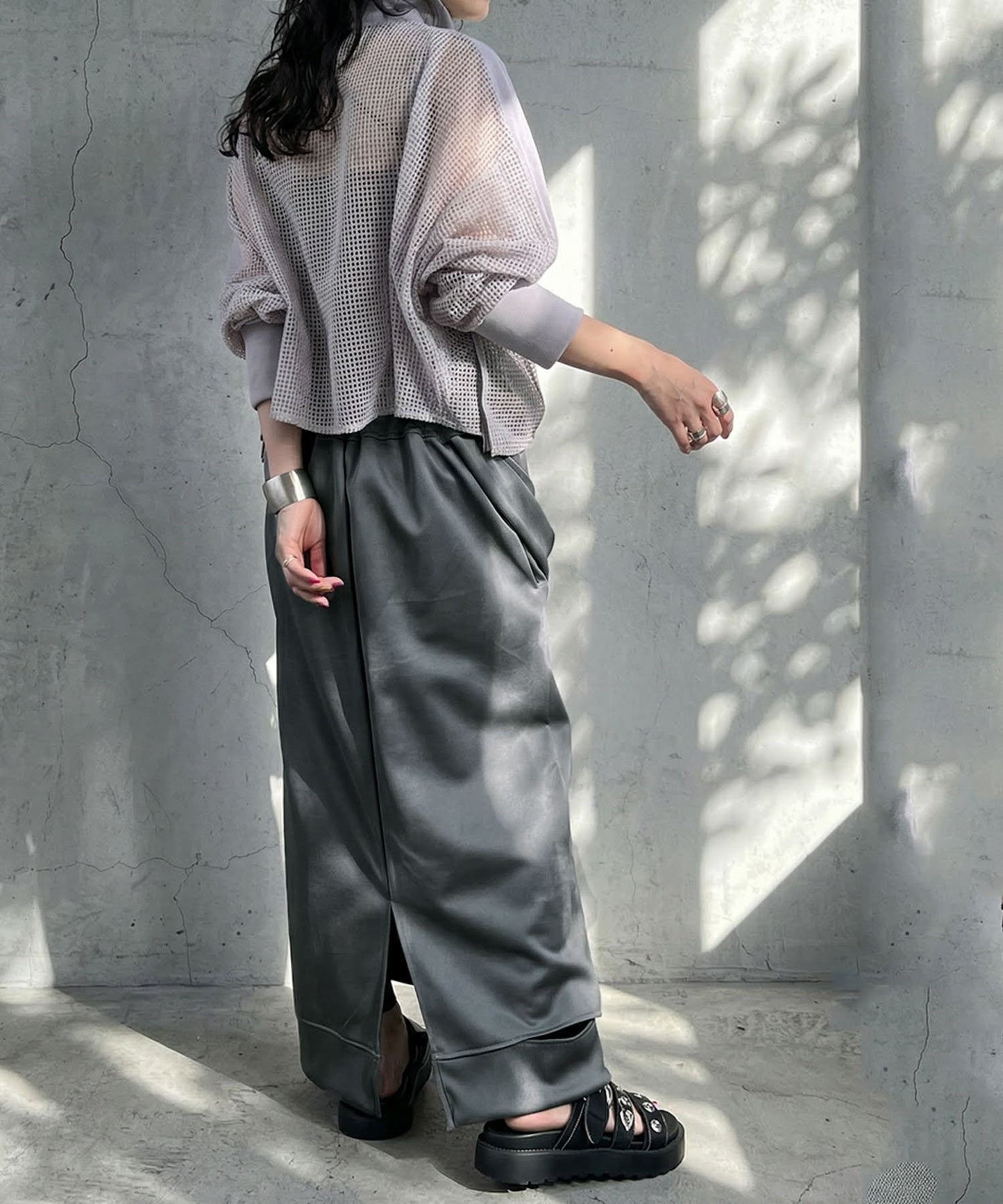 KYO I-Line Ribbed Skirt Ladies