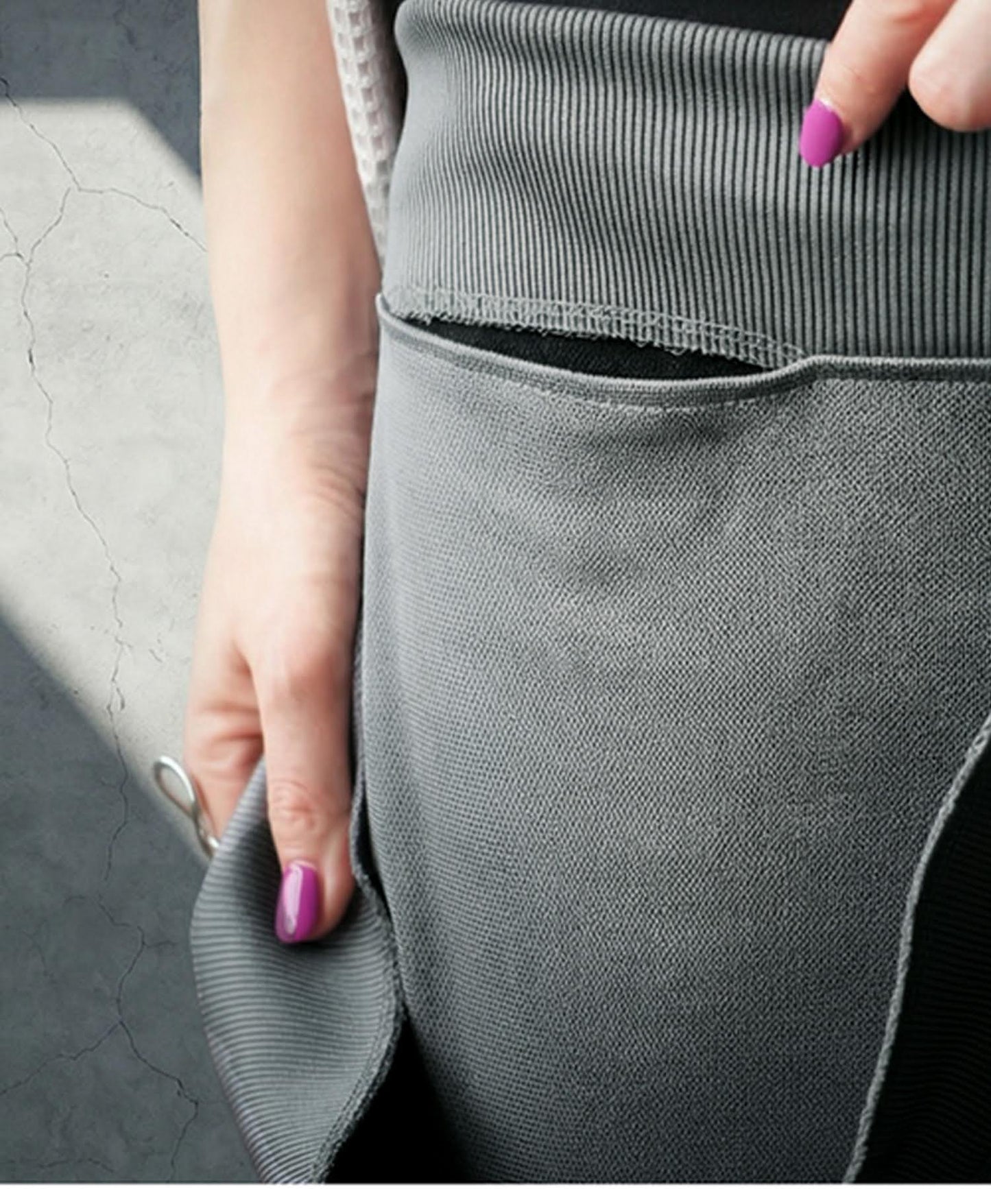 KYO I-Line Ribbed Skirt Ladies