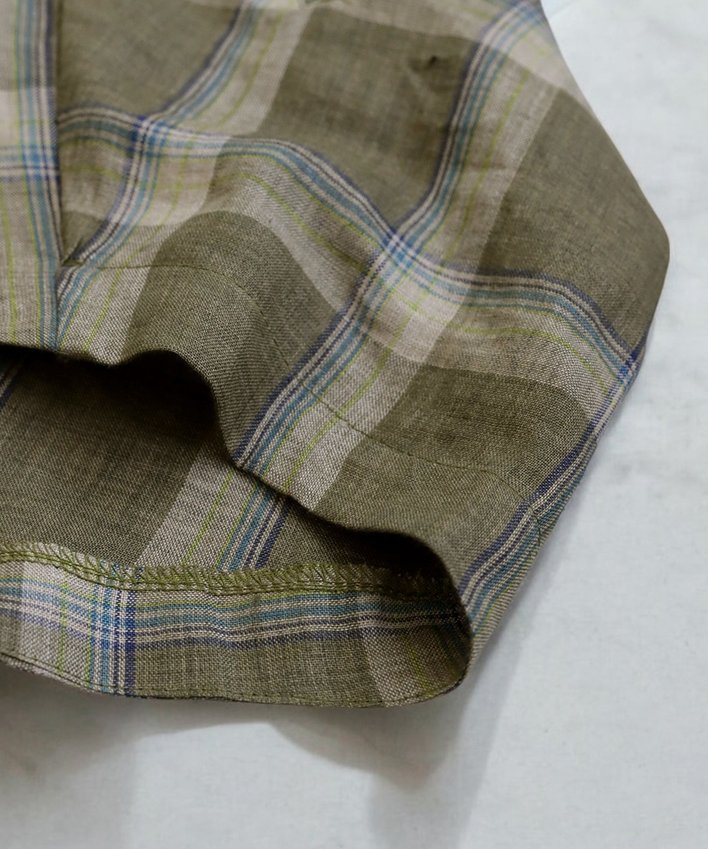 KYO Ladies Linen Checked Jacket
