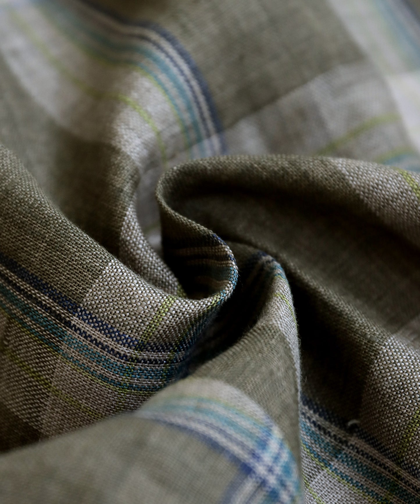 KYO Ladies Linen Checked Jacket